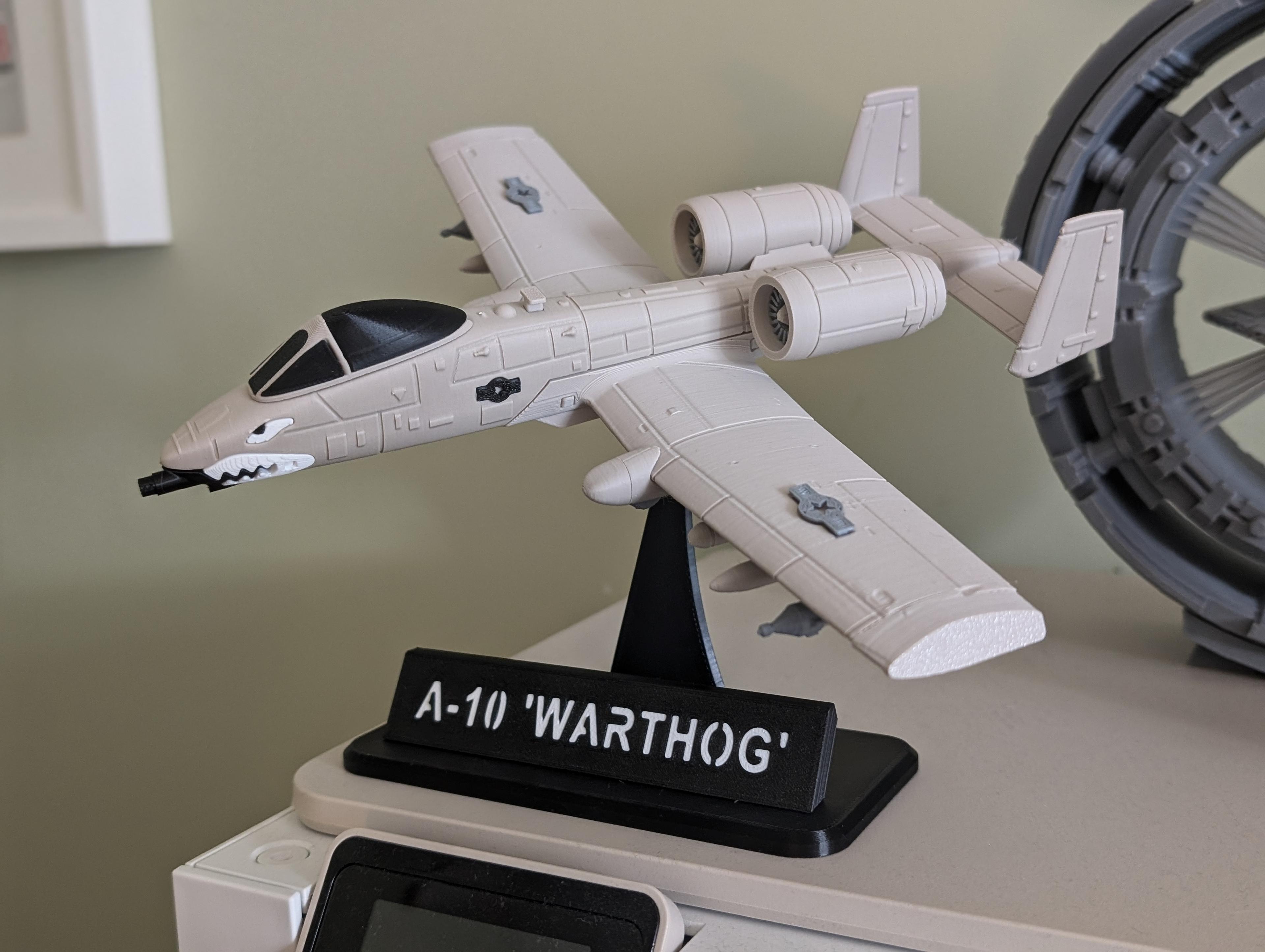 A-10 'Warthog' Kit (No Support, No AMS, No Glue) - Great model from a great creator.  Wonderful guy and the models speak for themselves. - 3d model