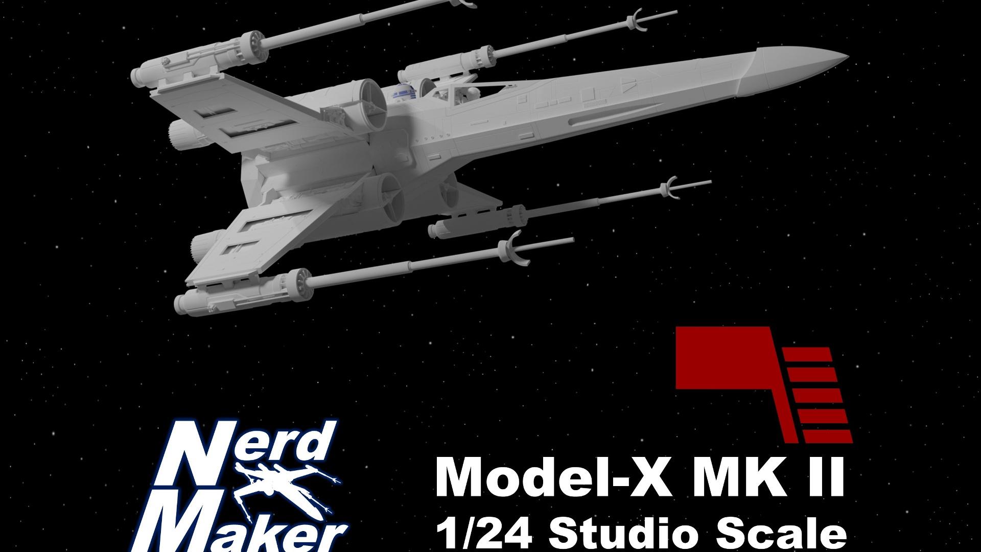 Model-X MK II 1/24 Studio Scale Red 5 3d model