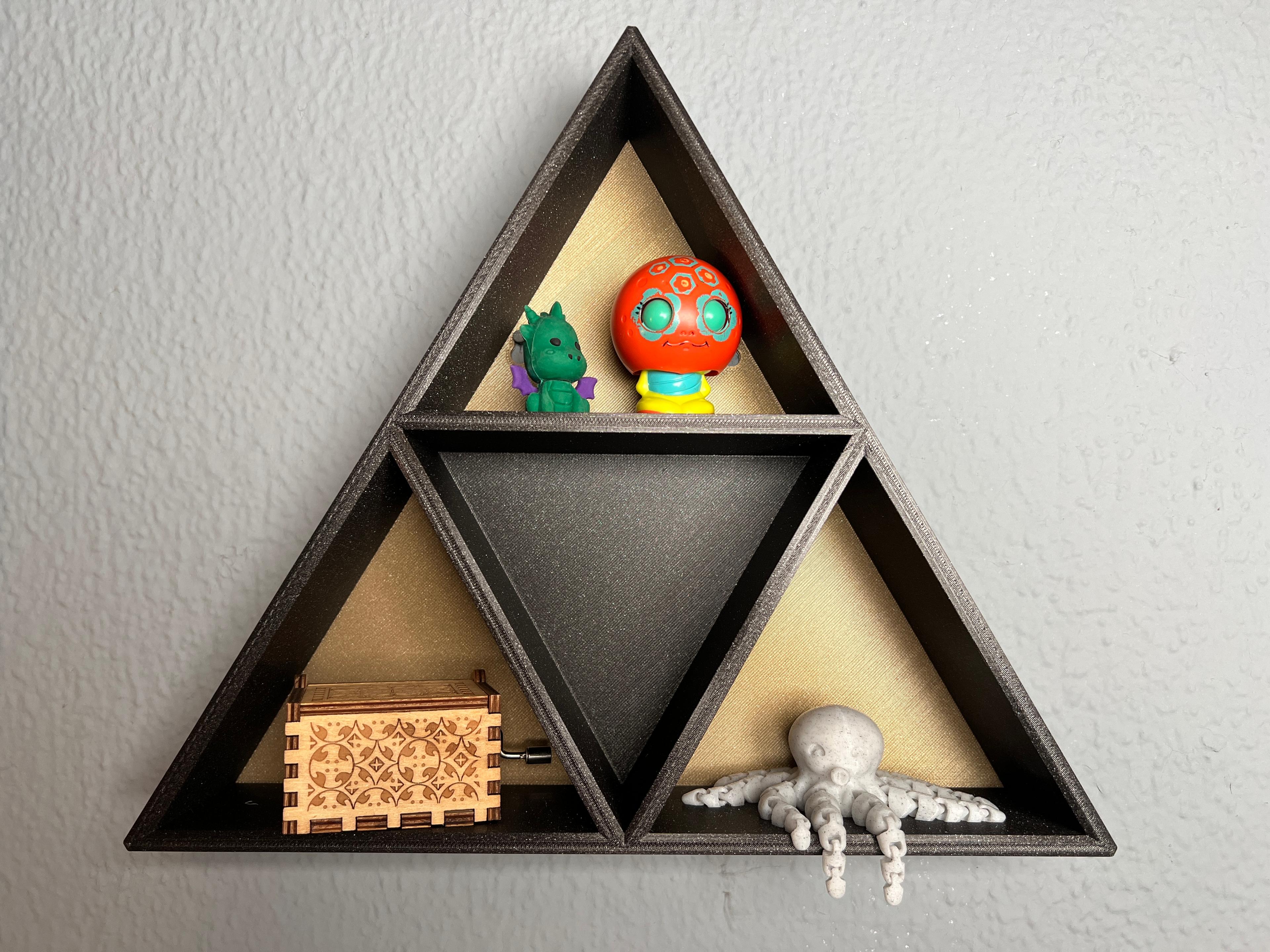 Triforce Shelf 3d model