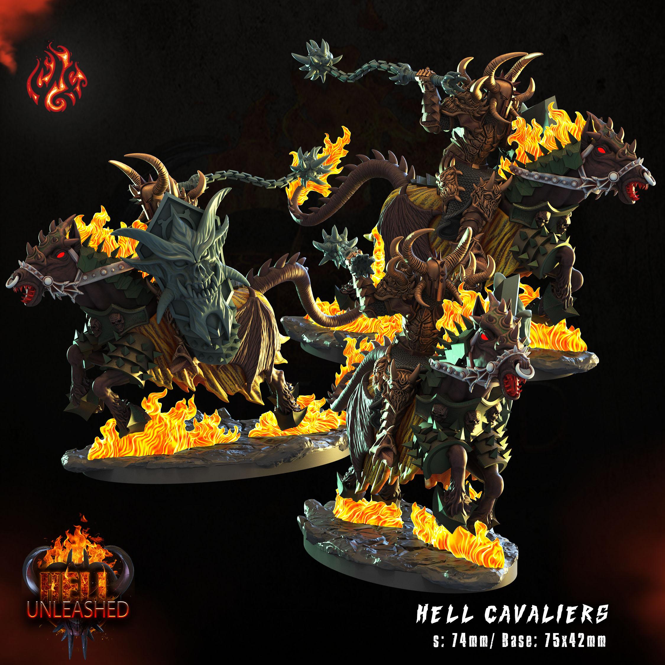 Hell Cavaliers 3d model