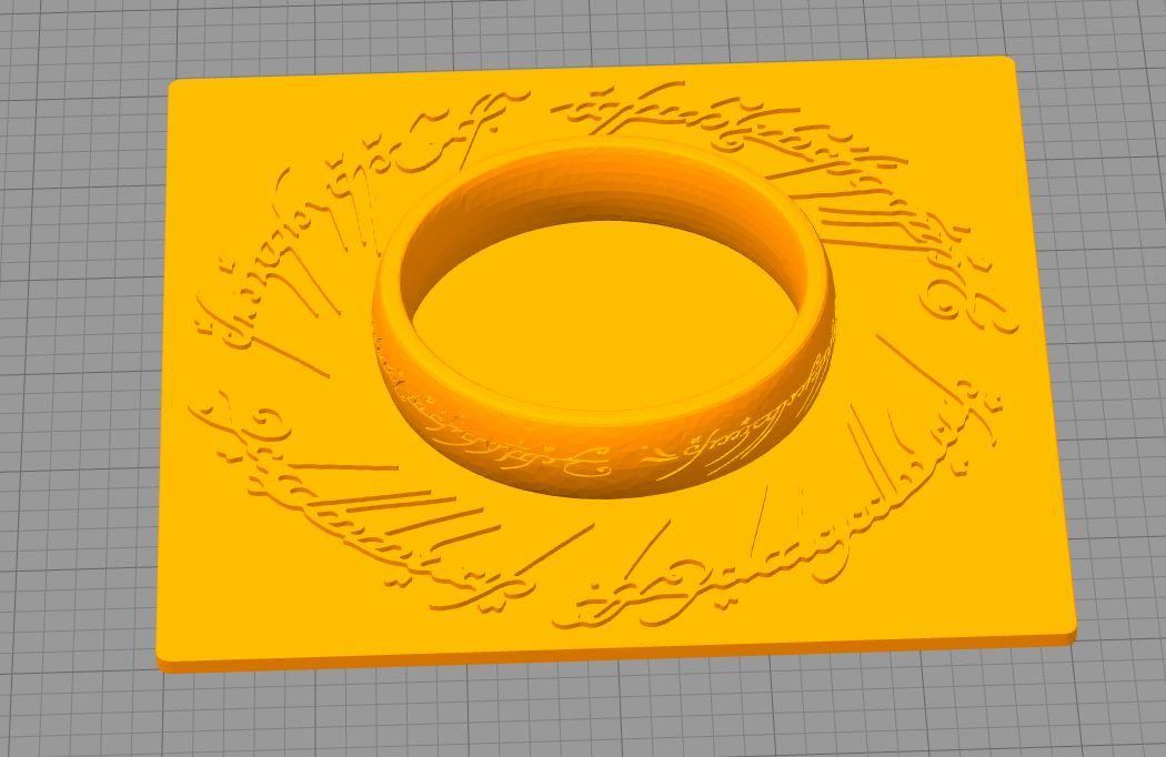 One Ring to Rule Them All Gift Box 3d model