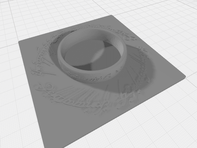 One Ring to Rule Them All Gift Box 3d model