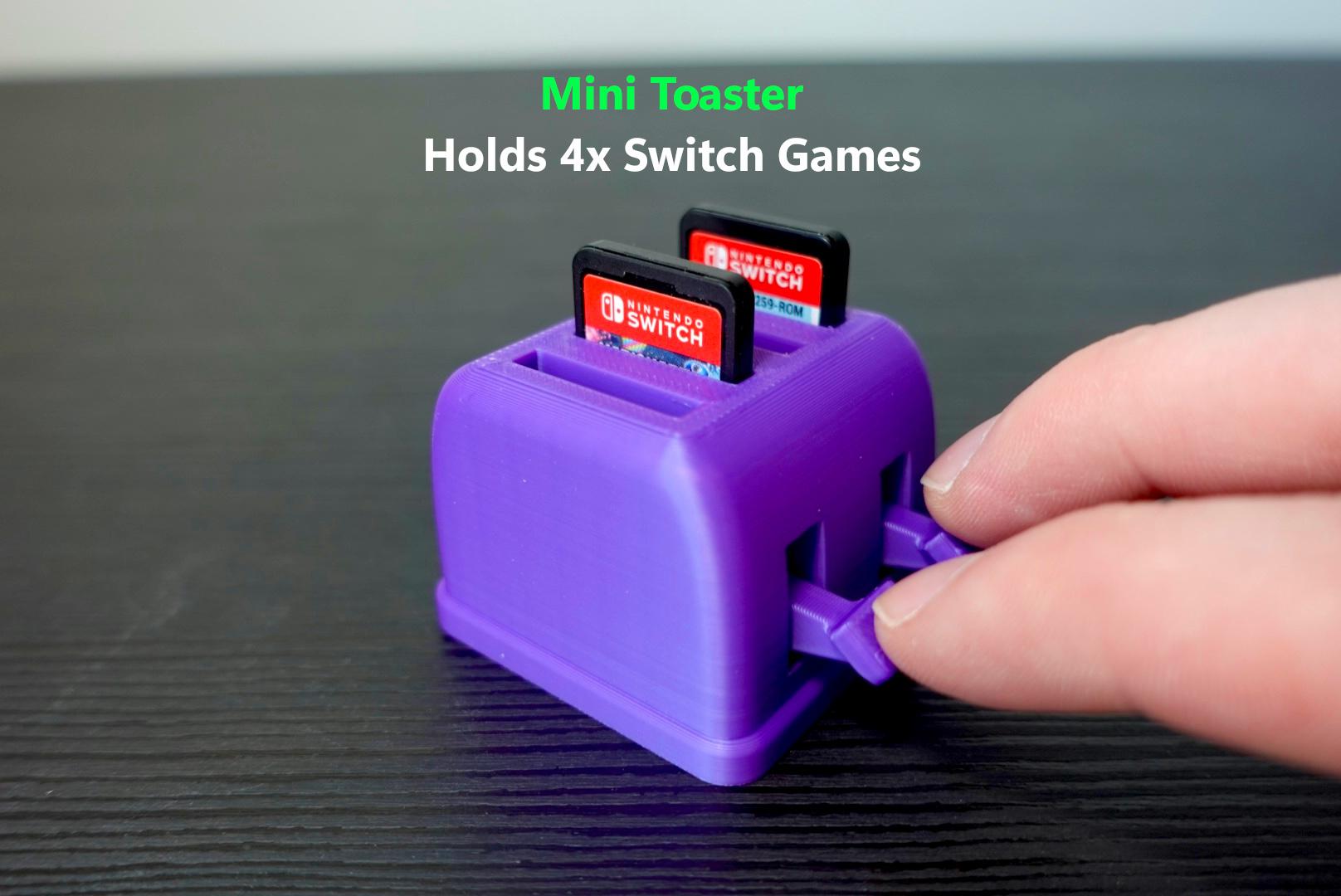 4x Mini Toaster (Switch Games) 3d model