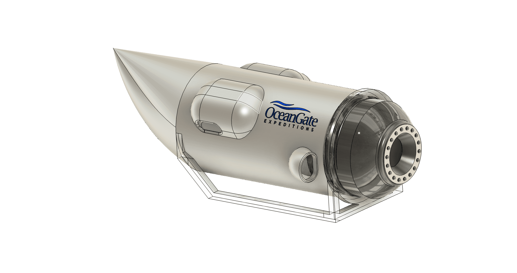 OceanGate TITAN STASH CONTAINER - Titanic Exploration Vessel that took our best millionaires 3d model