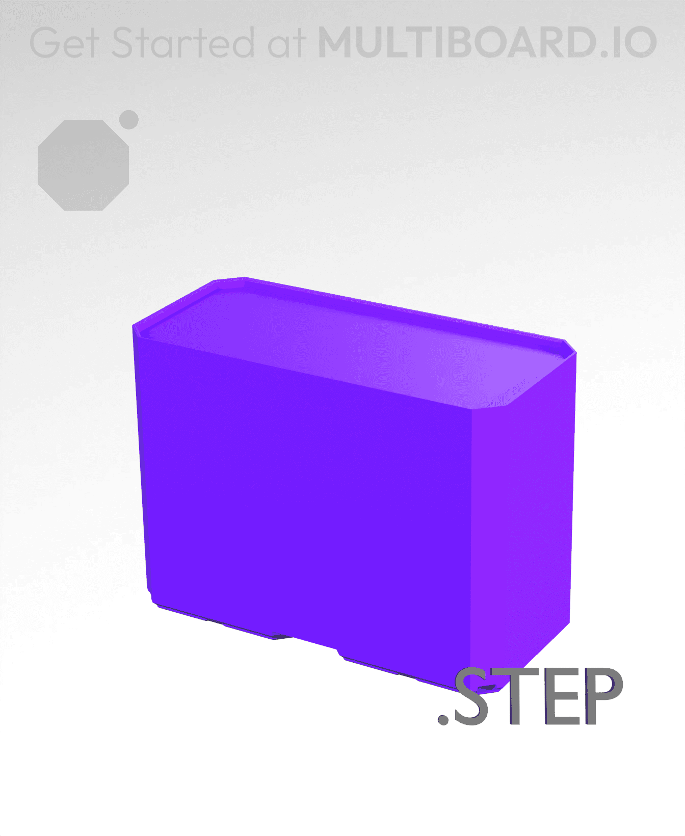 2x1x1·5 - Multibin Insert - STEP Remixing File 3d model