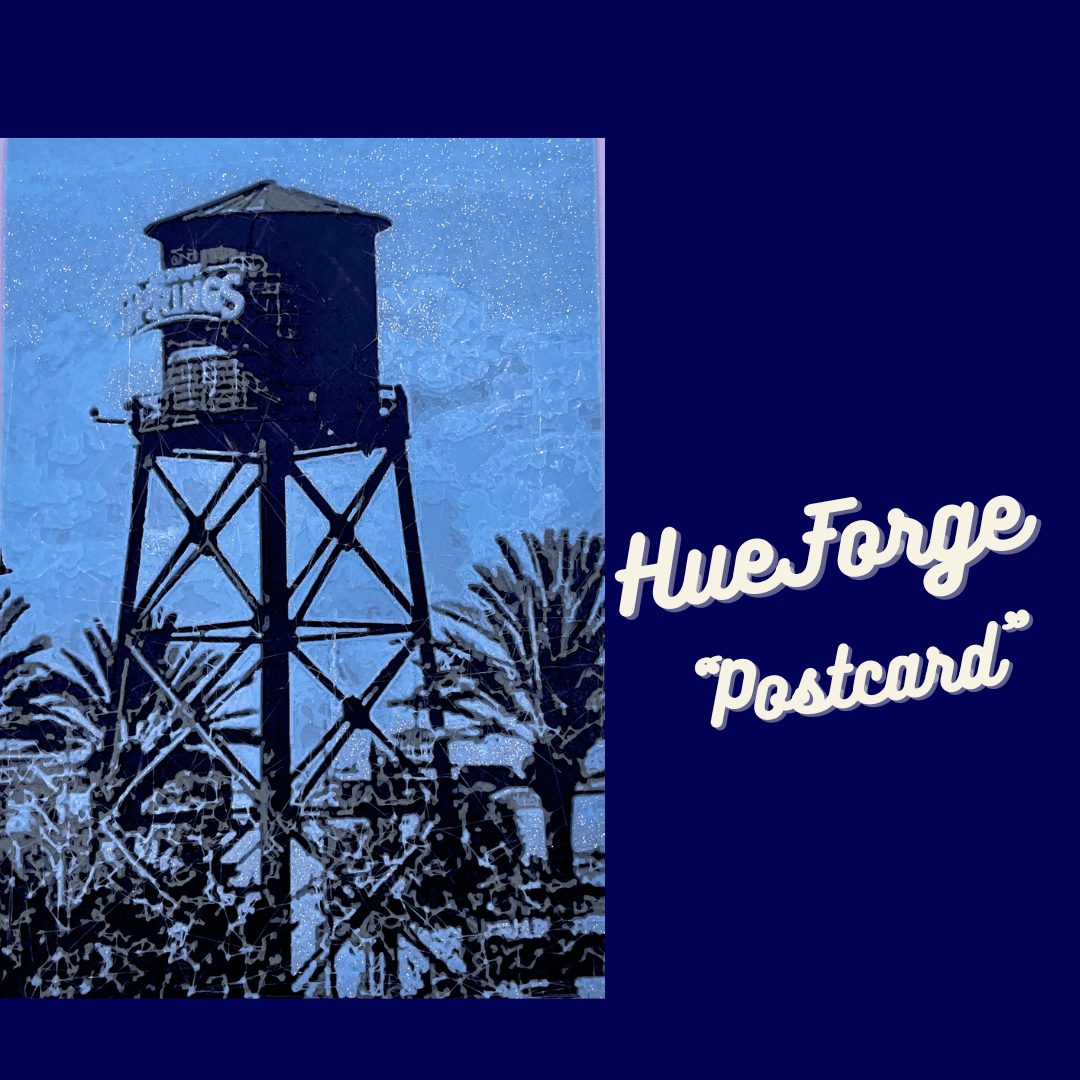 Disney Springs HueForge "Postcard" 3d model