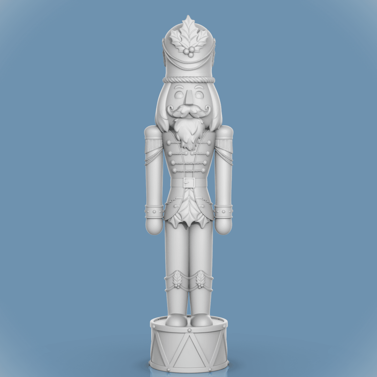 Holly Berry Nutcracker 3d model