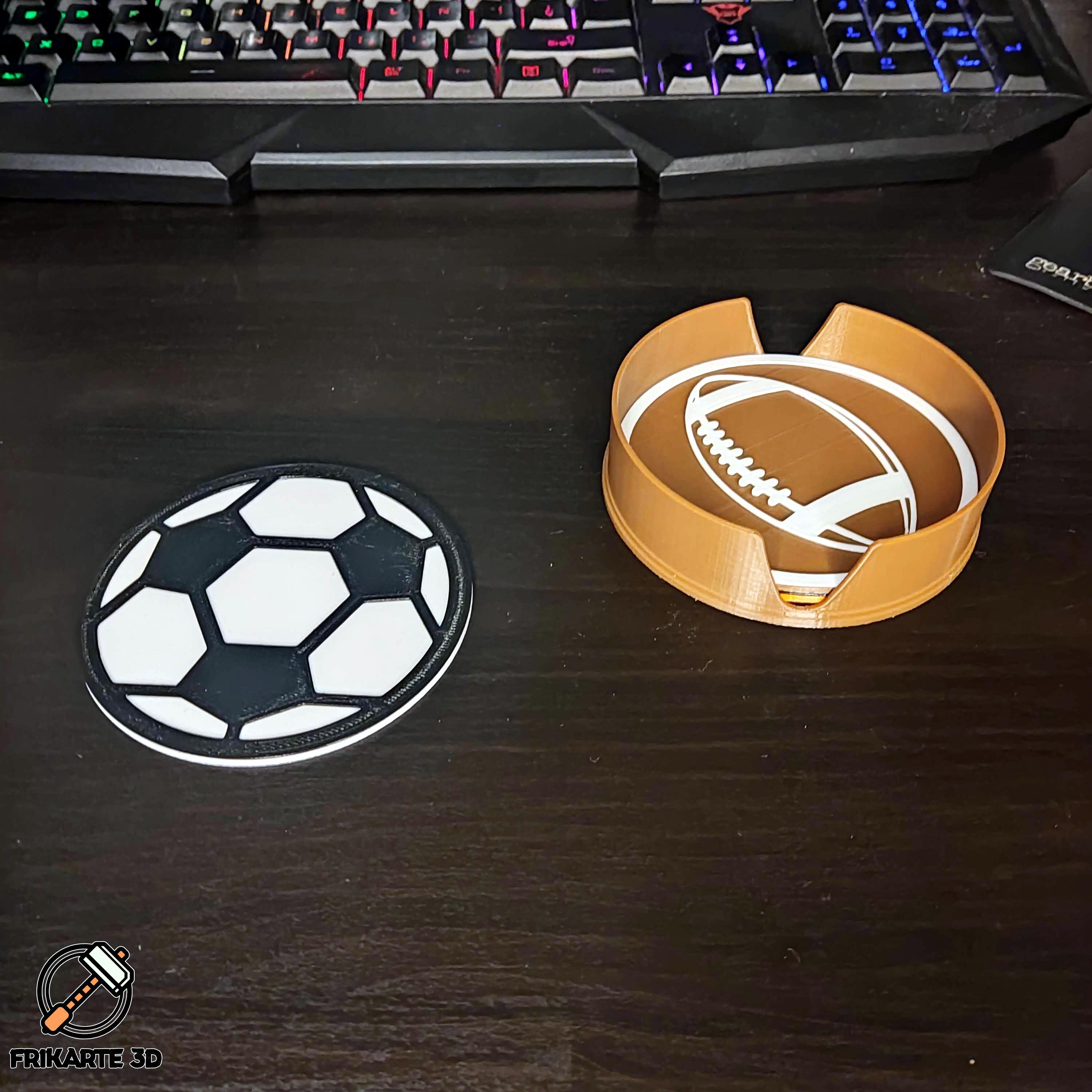 Soccer Coaster ⚽🍺 3d model