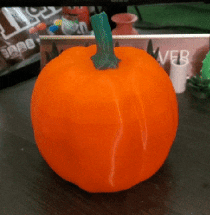 Pumpkin-Shaped Stash Jar 3d model