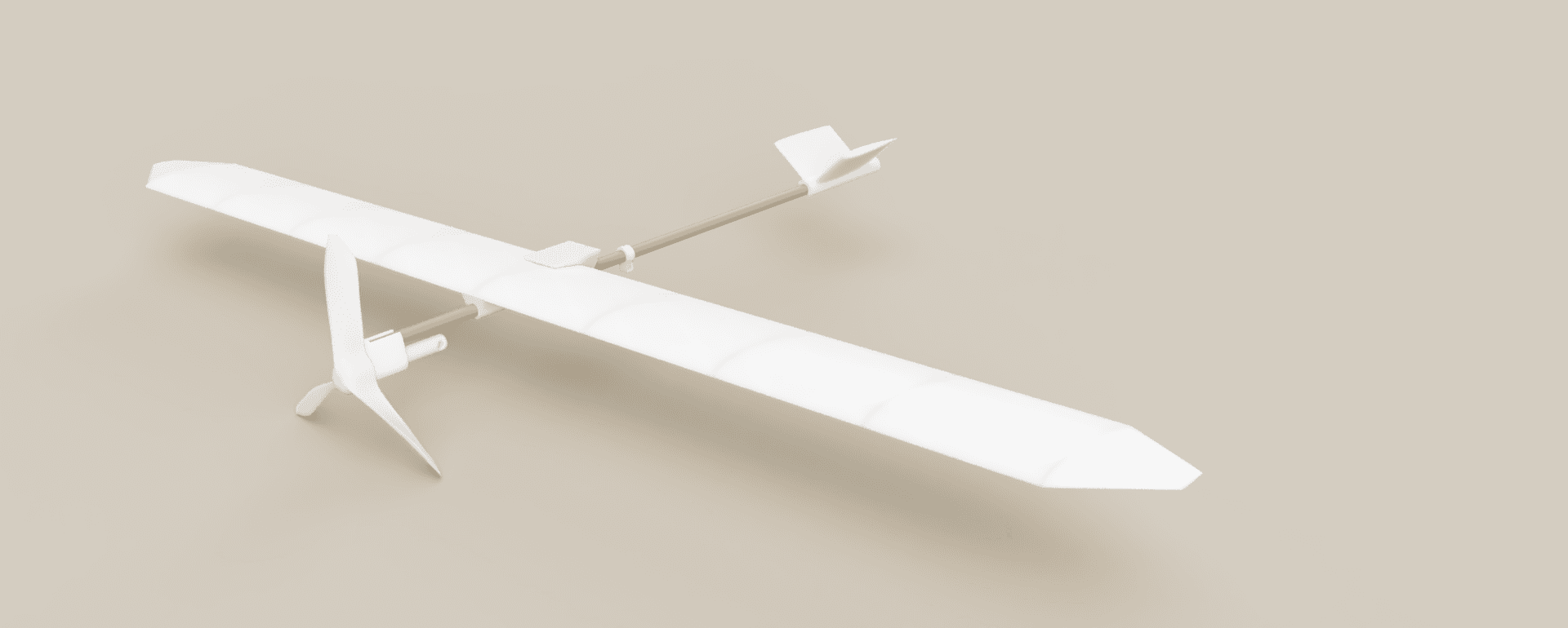 Rubber band Plane 3d model