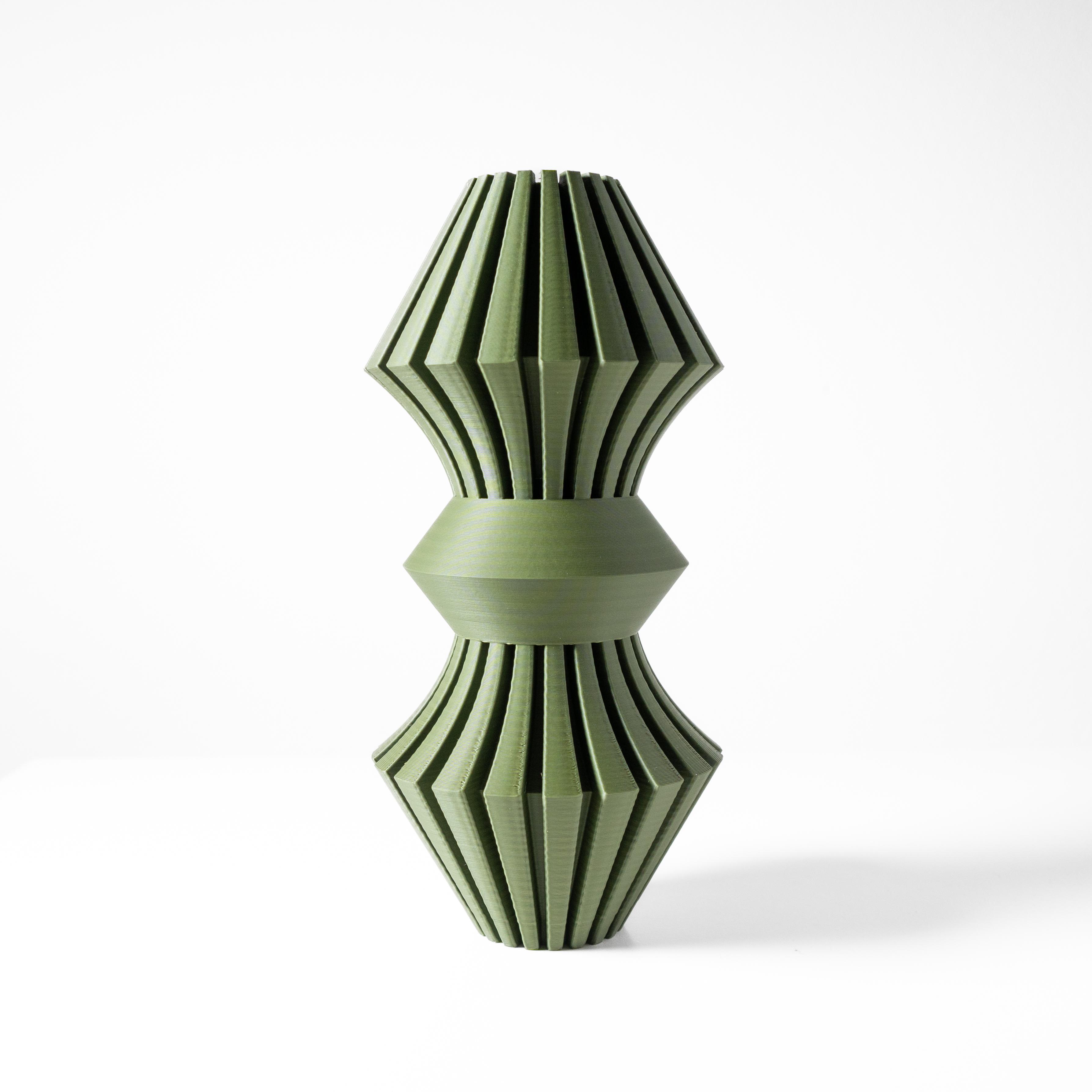 The Korin Vase, Modern and Unique Home Decor for Dried and Preserved Flower Arrangement  | STL File 3d model