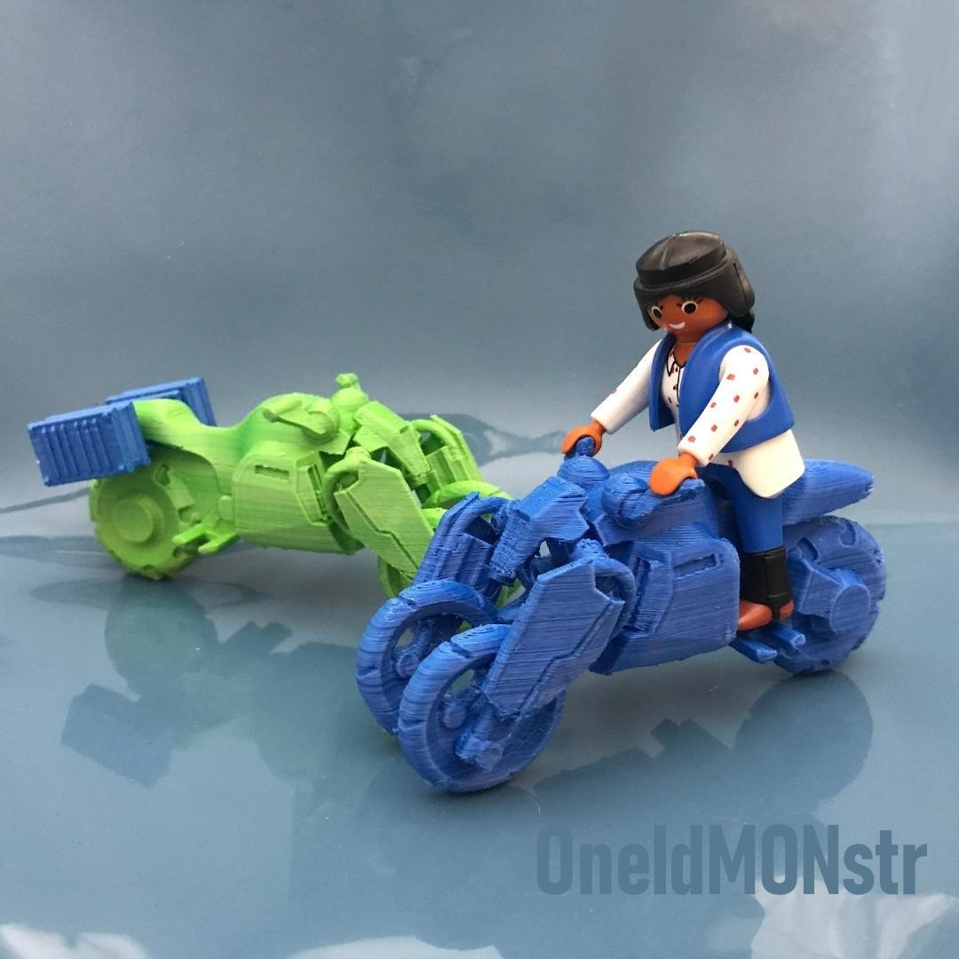 Death Stranding Playmobil Bike 3d model