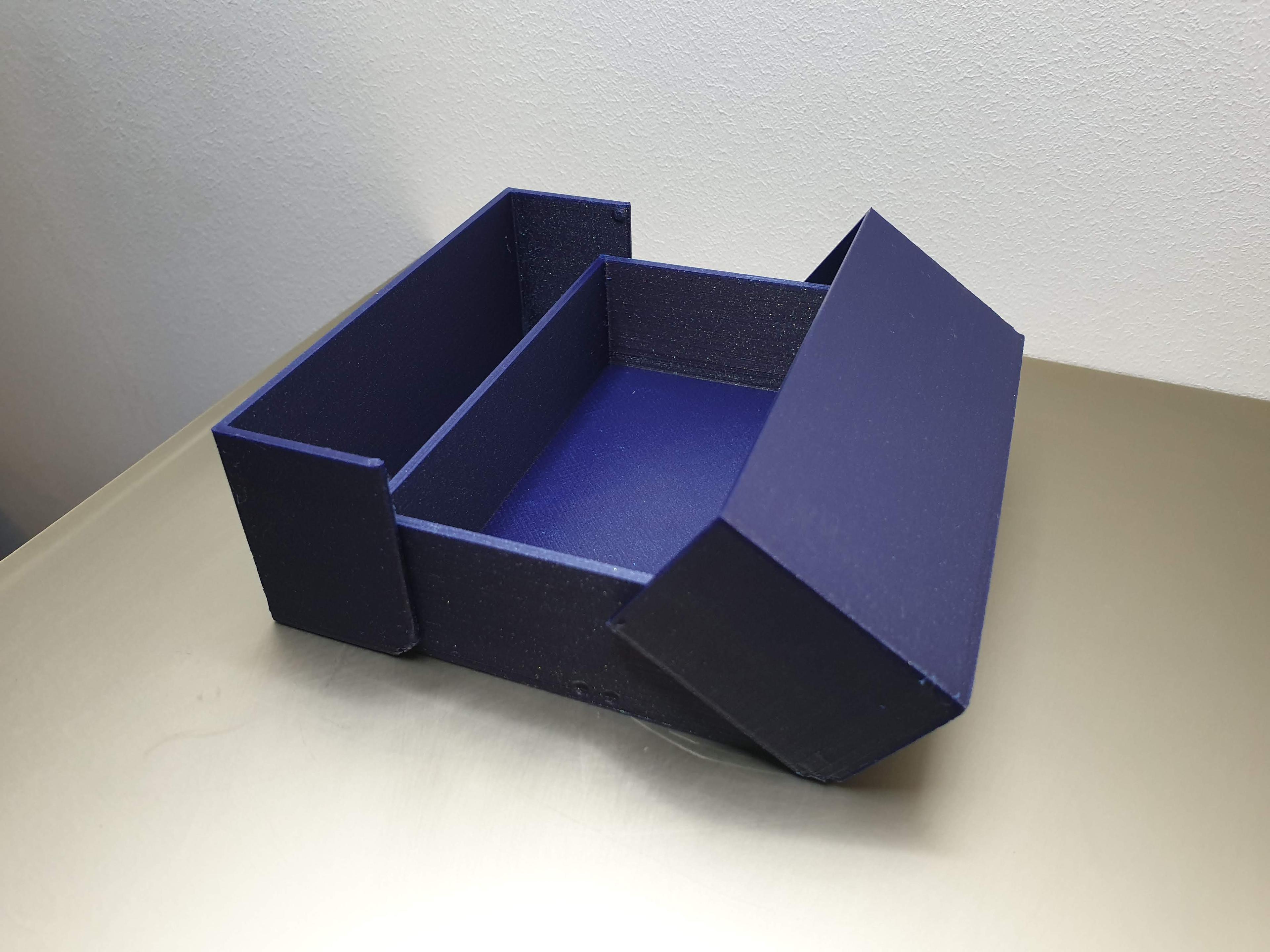 Print-in-Place Split Box 80x100x30mm 3d model