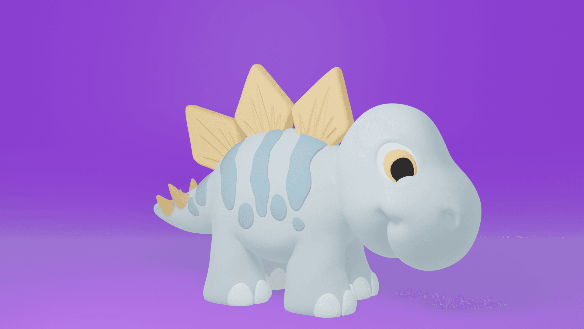 Baby Stego 3d model