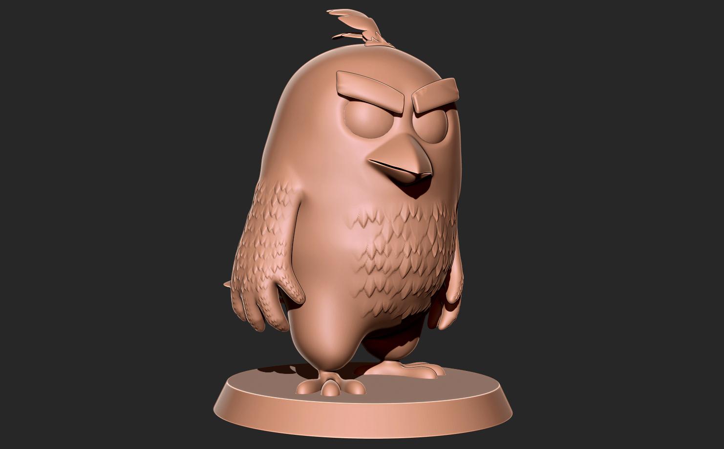 Angry Birds 2 - Red 3D print model 3d model