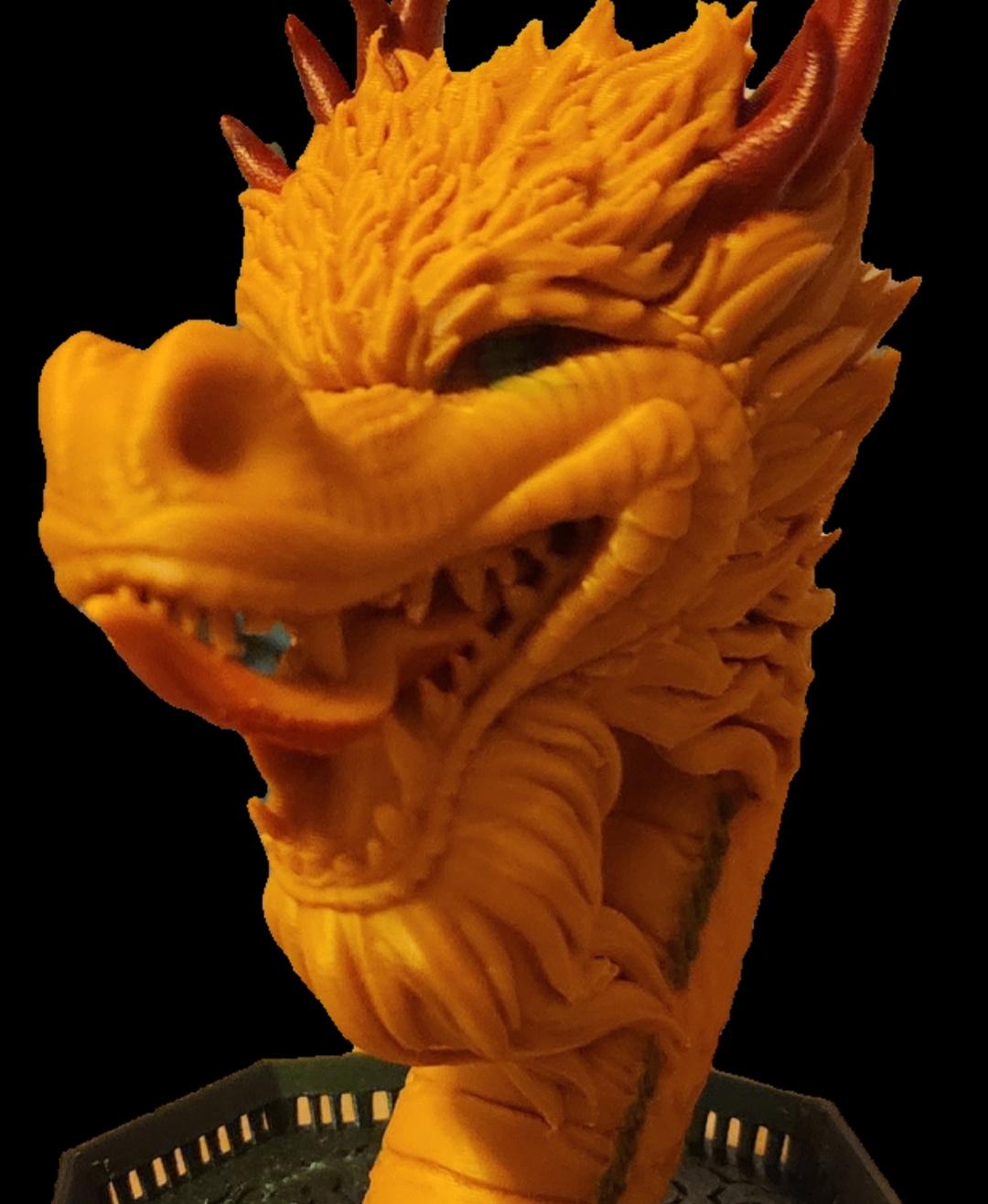 2024 Year of The Dragon Bust 3d model