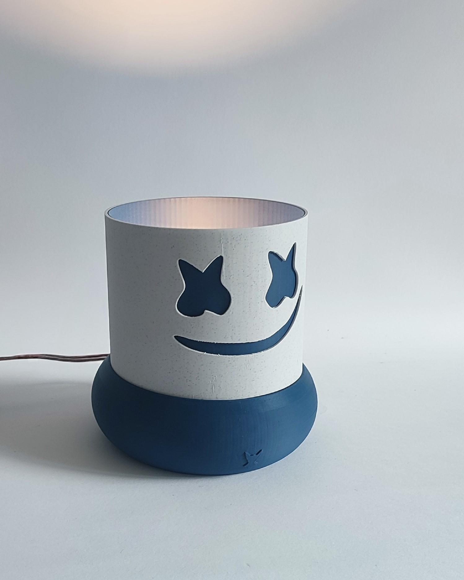 Marshmello Lamp 3d model