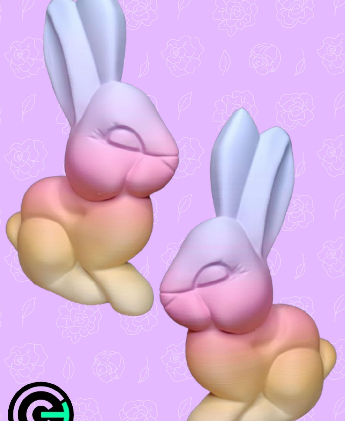 Chocolate Bunny  - Printed in Polymakers Pastel Rainbow on my Flashforge Adventurer 5M. - 3d model