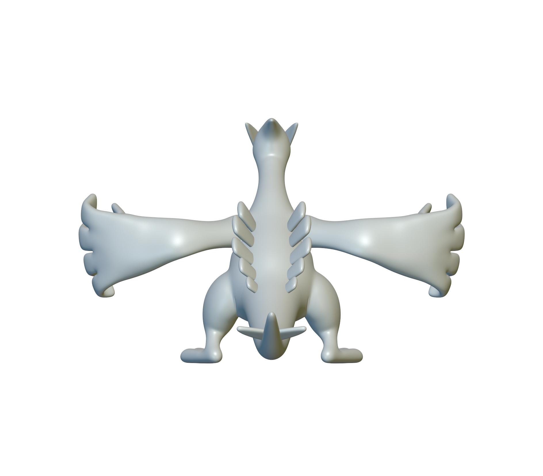 Pokemon Lugia #249 - Optimized for 3D Printing 3d model