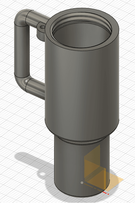 Stanley Tumbler Keychain 3d model