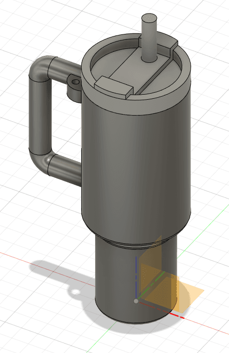 Stanley Tumbler Keychain 3d model