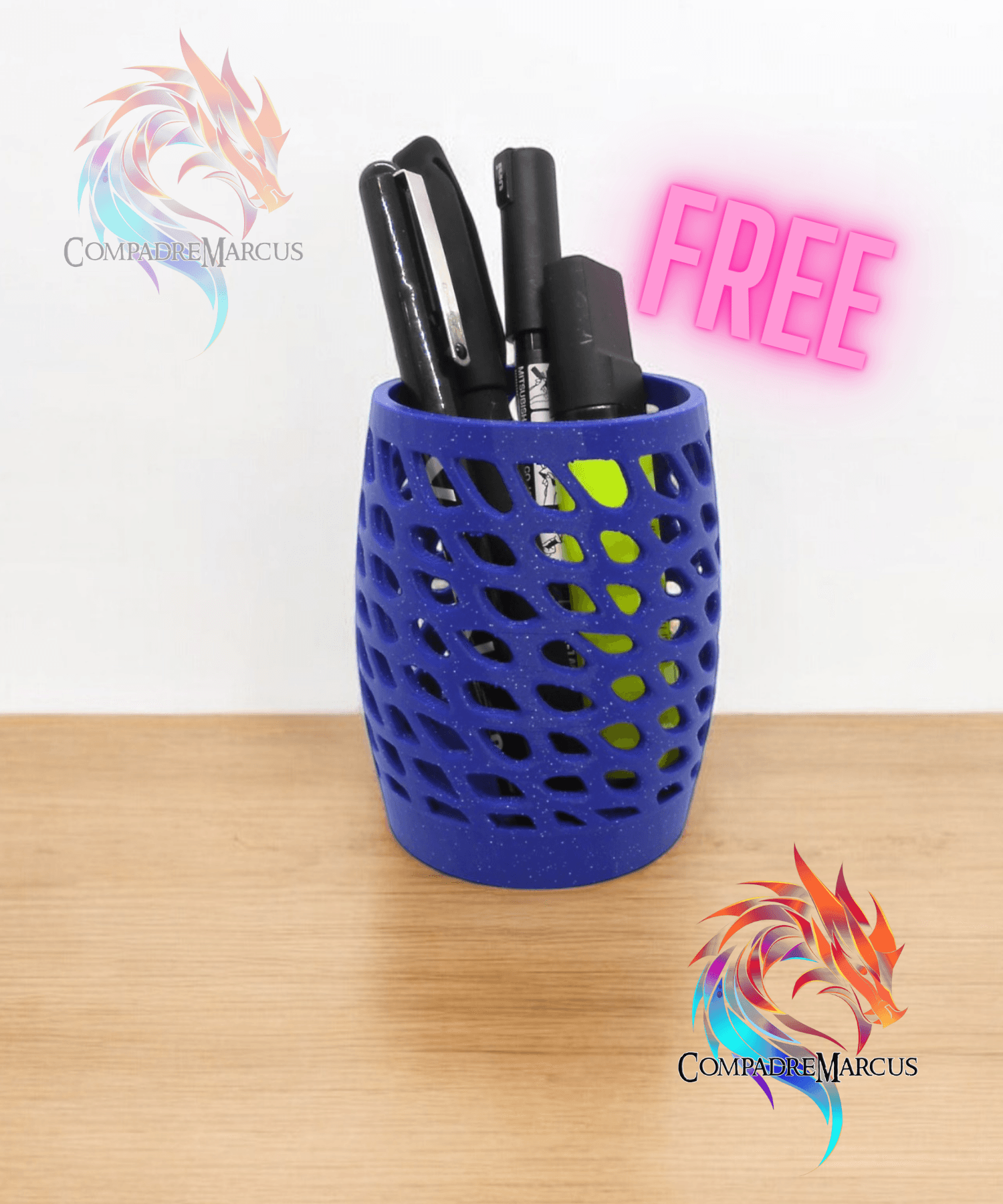 Voroni pen holder / Easy print / 3mf included 3d model