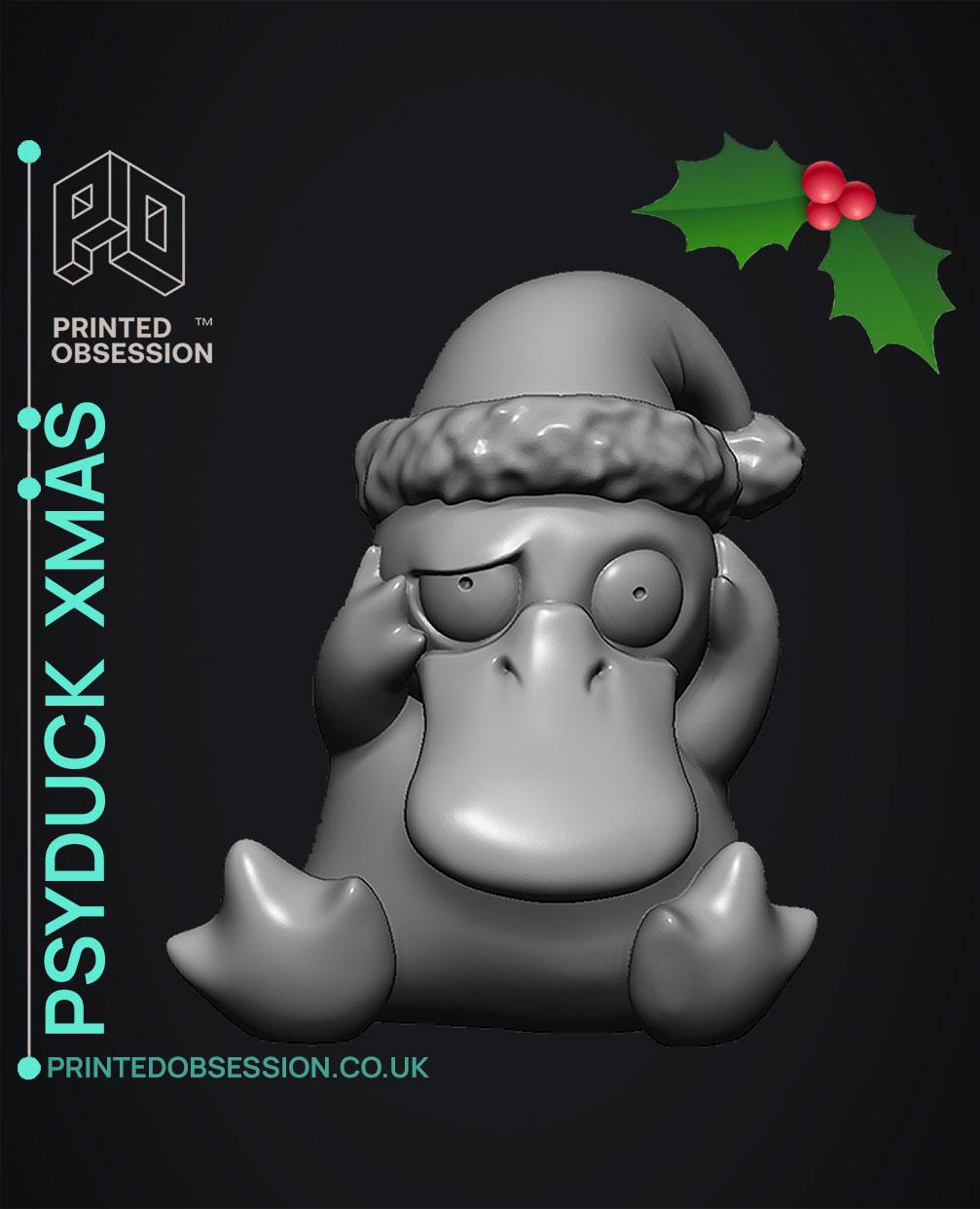 Psyduck xmas - Pokemon - Fan Art 3d model