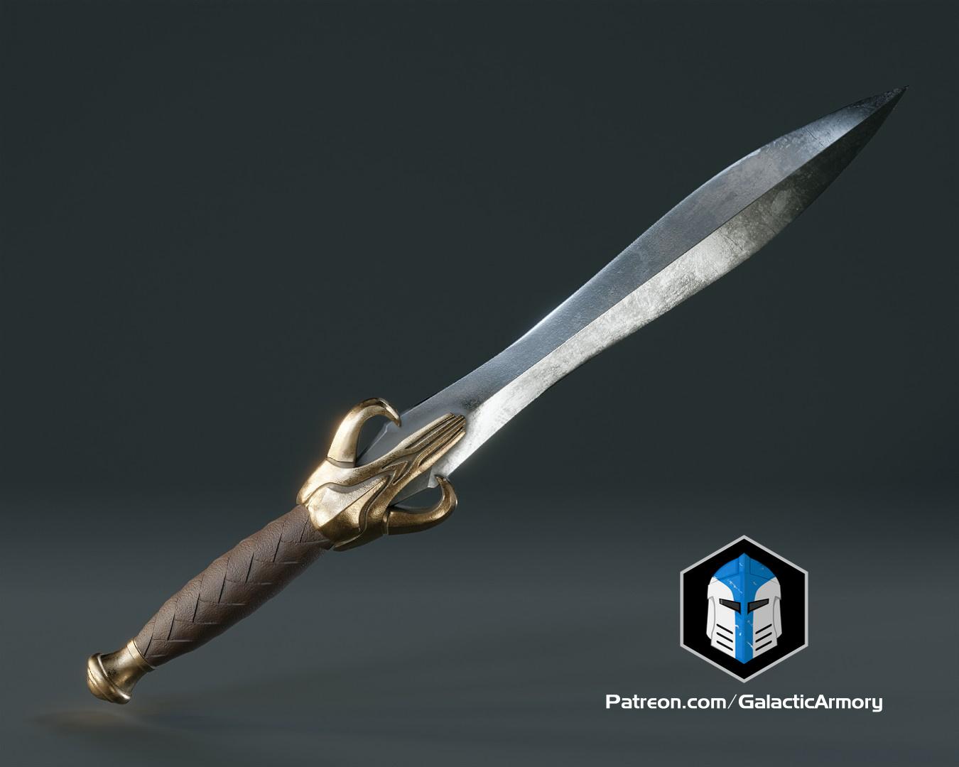 Build-Your-Own Mandalorian Dagger - 3D Print Files 3d model