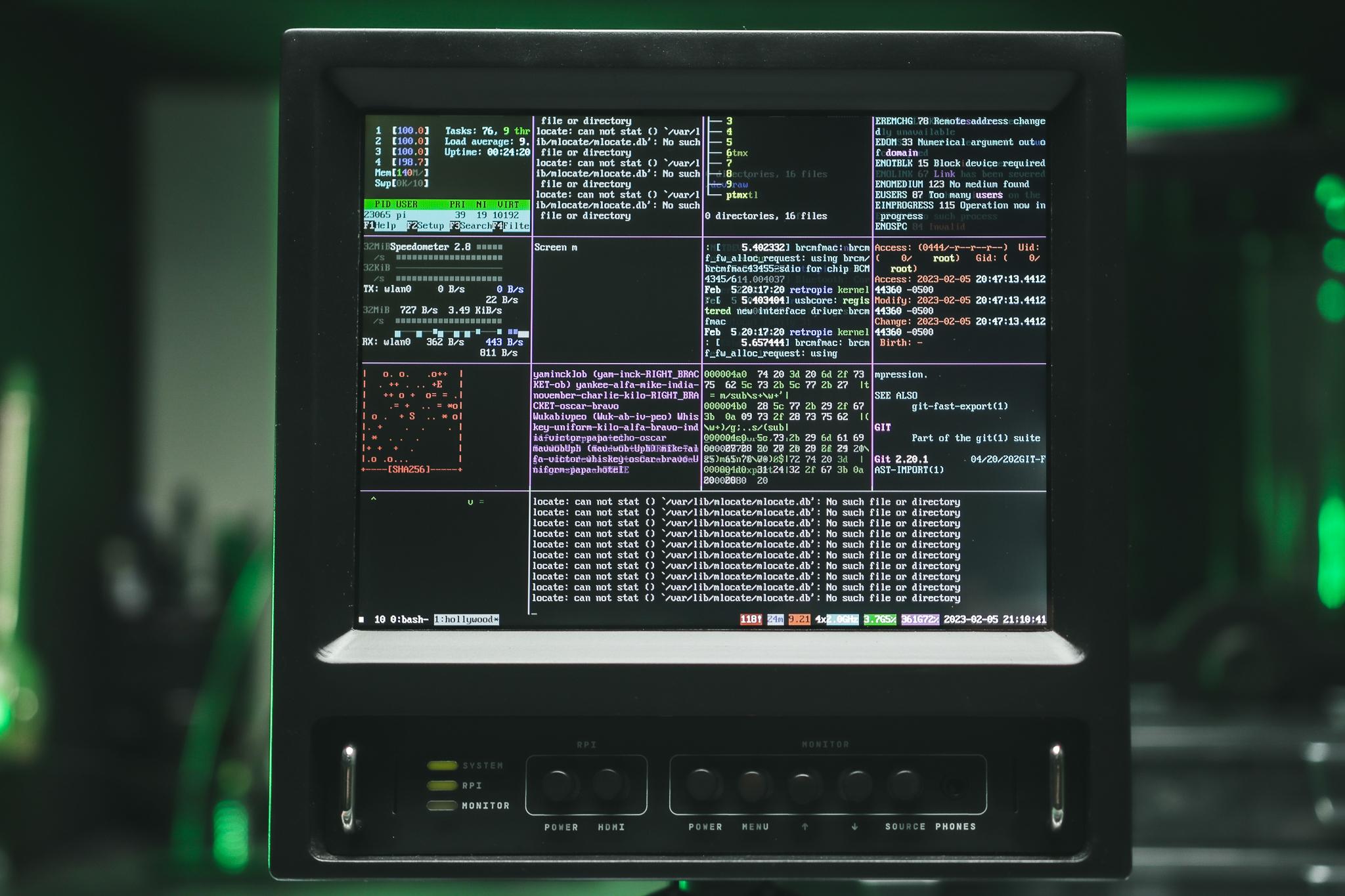 CRT Style Raspberry Pi Enclosure (portable) — Pi Terminal 3d model