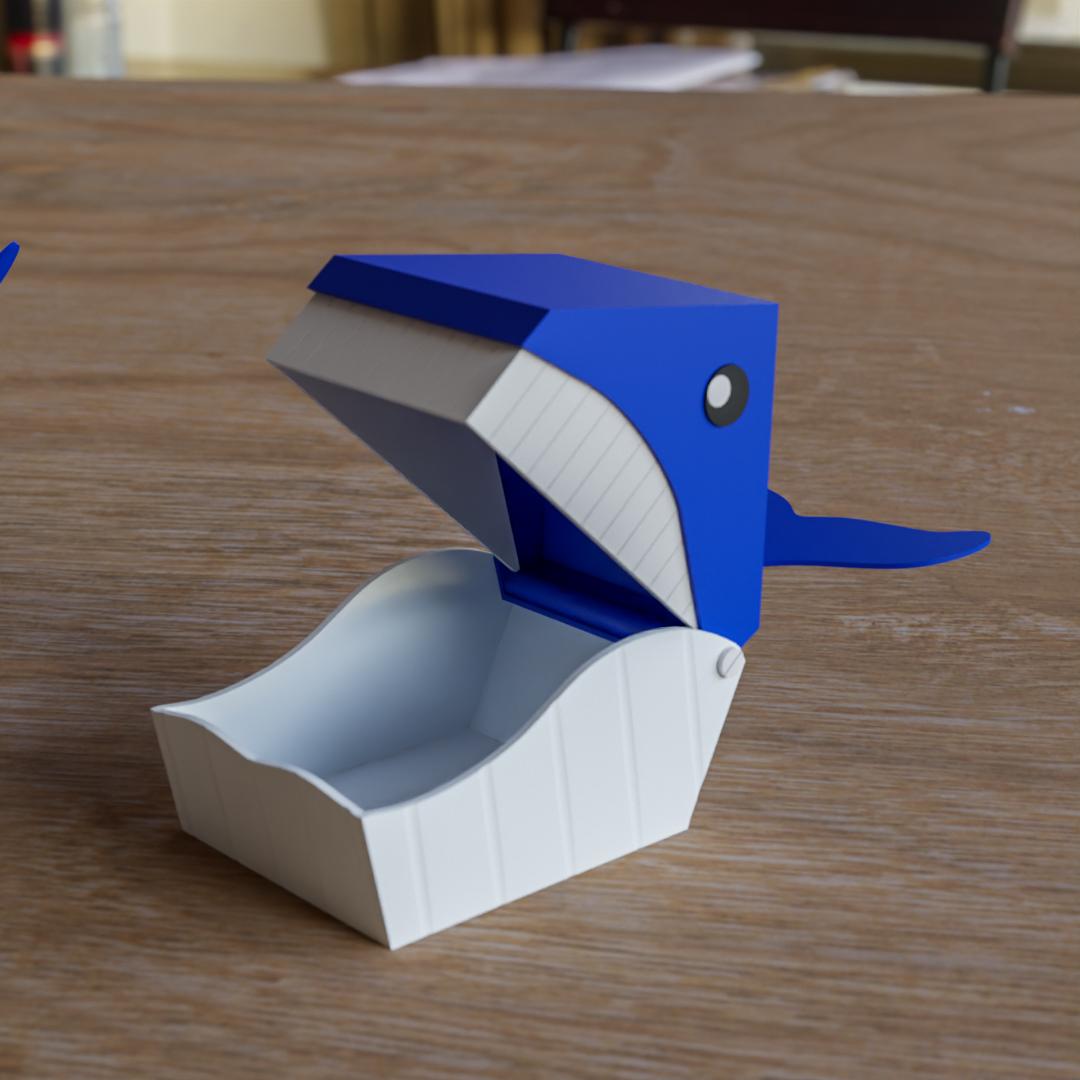 Whale box WrappingUp2023 3d model