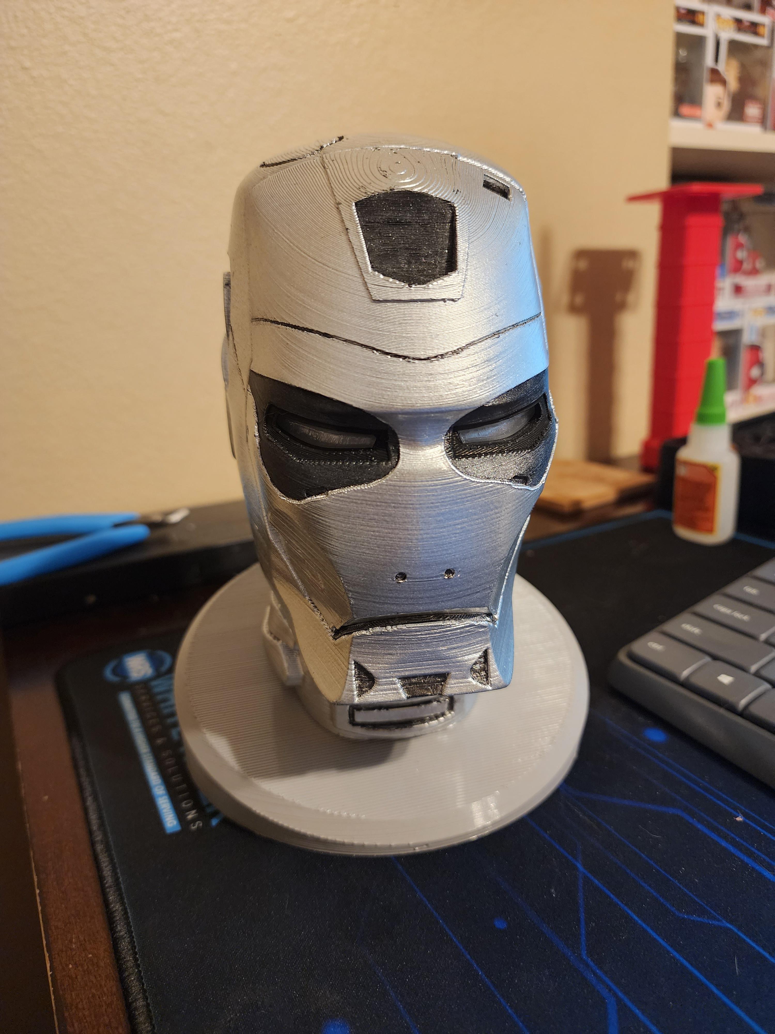 Iron Terminator Bust 3d model