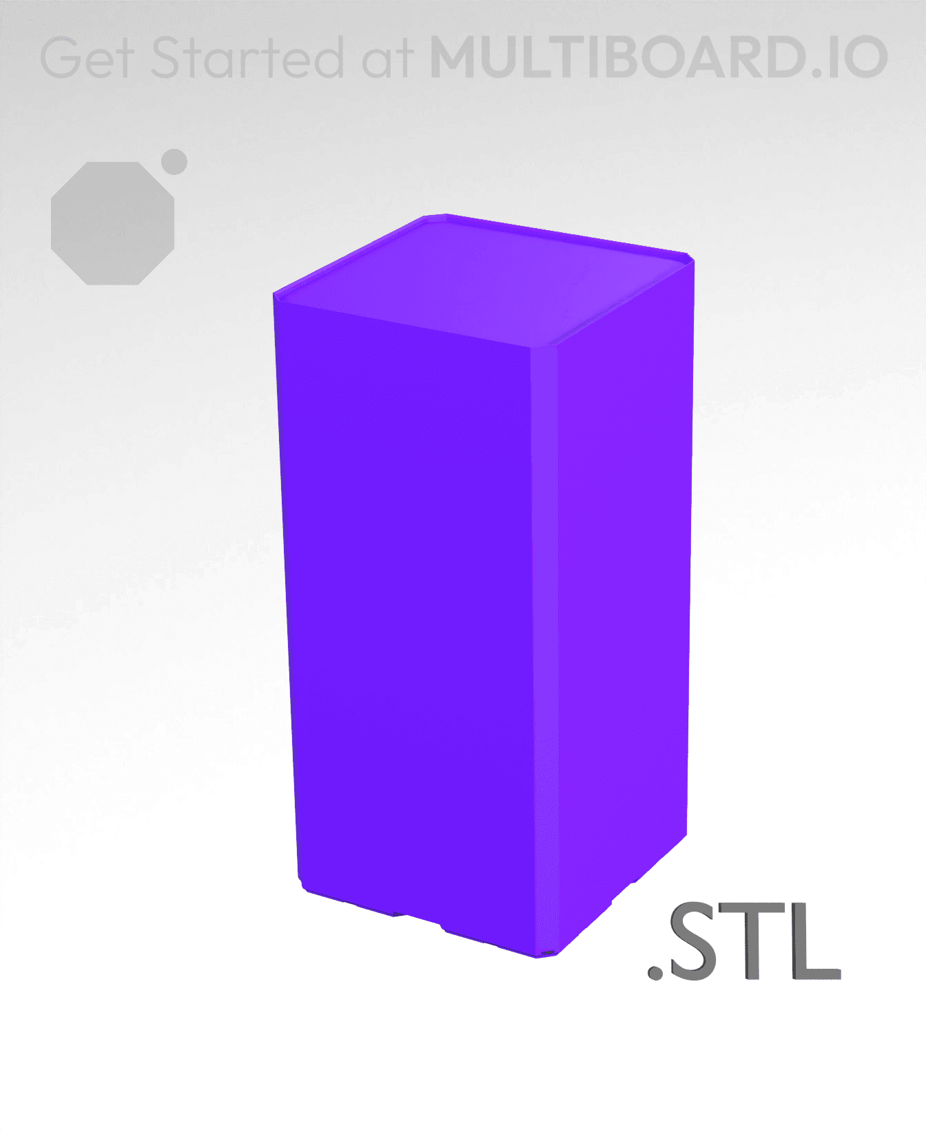 2x2x4 - Multibin Insert - STL Remixing File 3d model