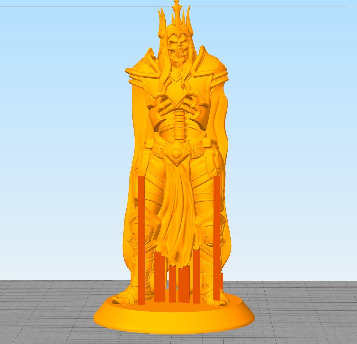 Leoric Figure - Diablo (Pre-Supported) 3d model