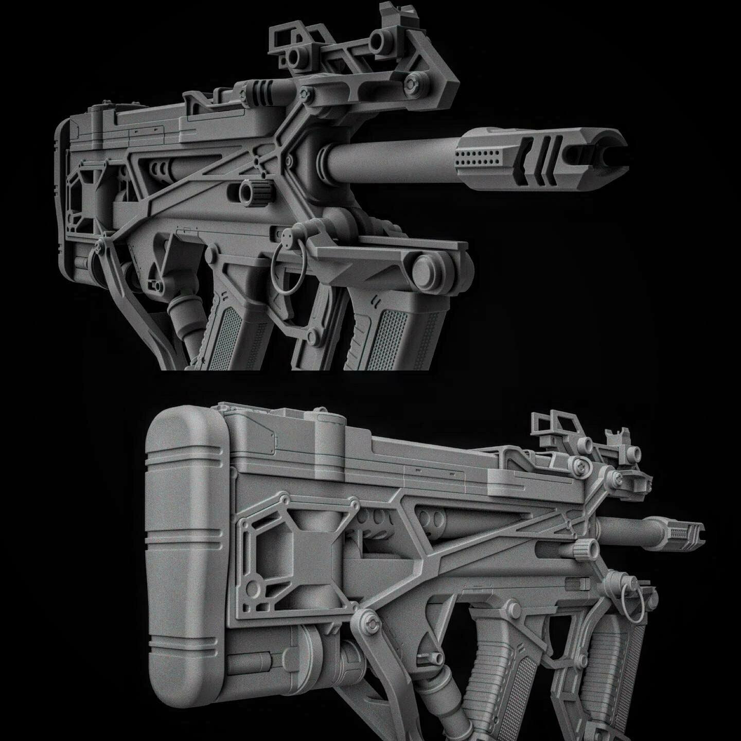 STARFIELD Grendel SMG 3d model