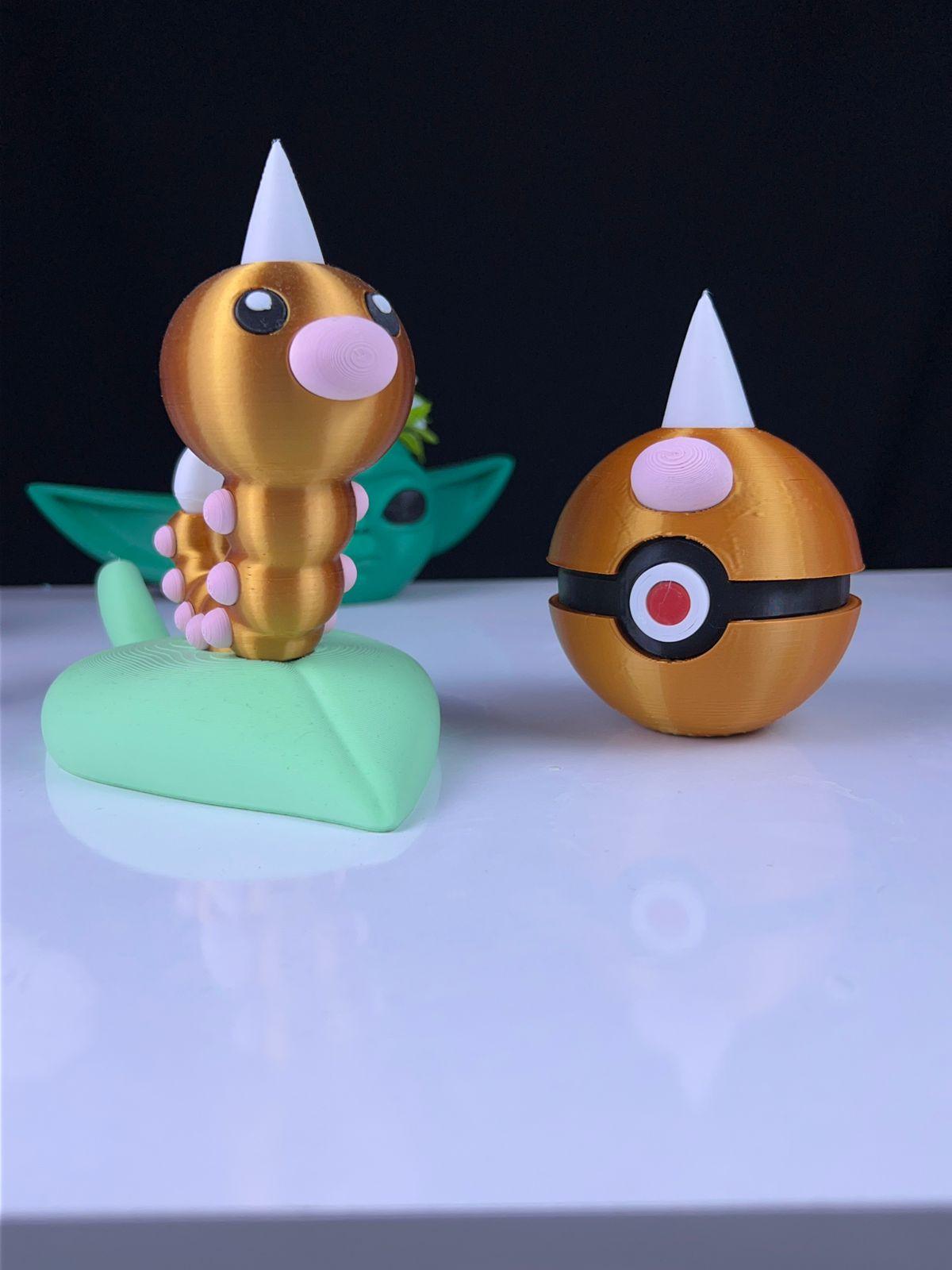 Pokeball Weedle - Multipart 3d model