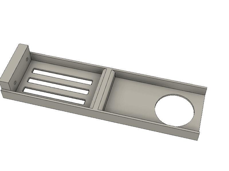 Top-Mount Spool Upright Bracket for AnyCubic Kobra Plus 3d model