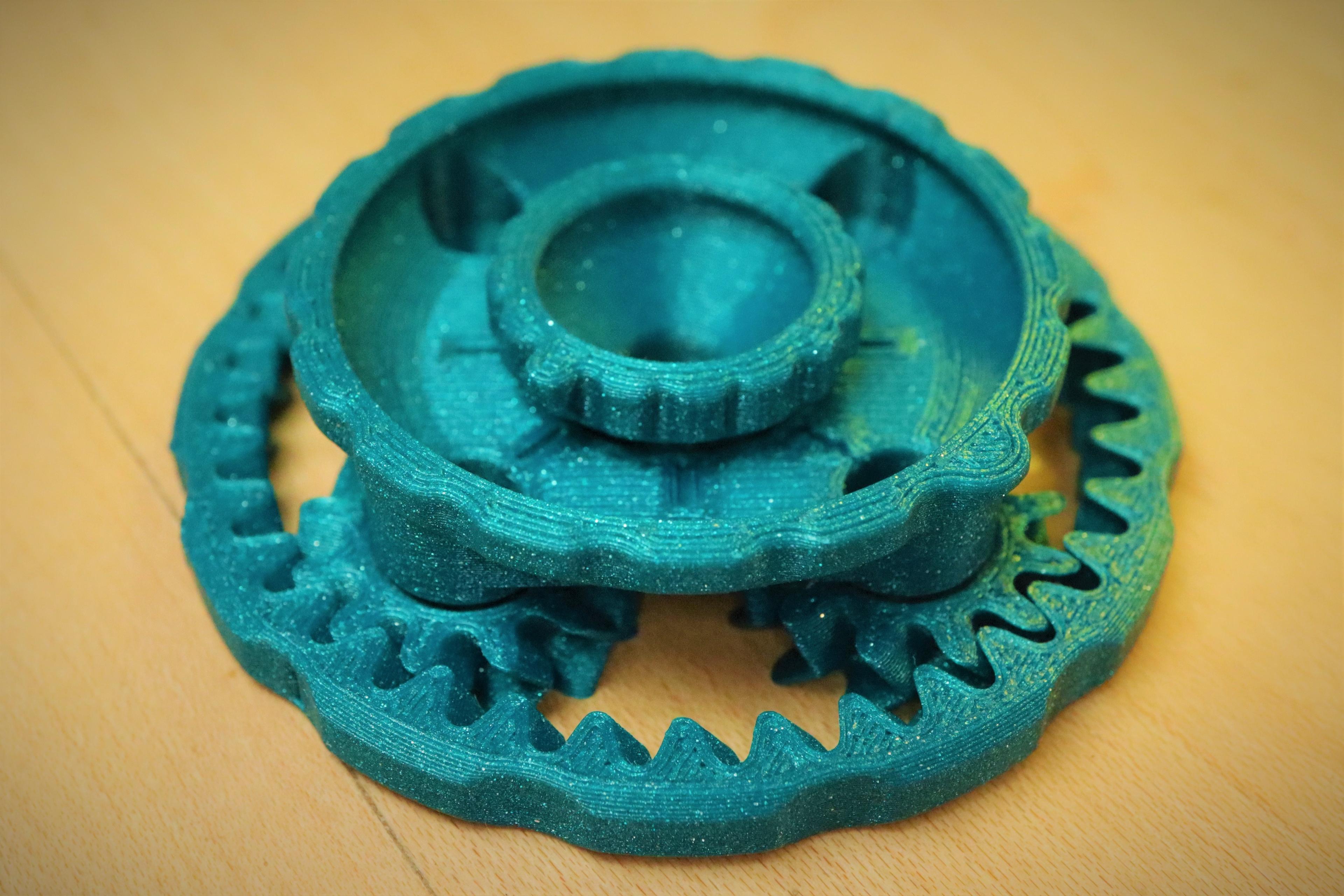 Mini Planetary Gear Print-in-Place Demo 3d model