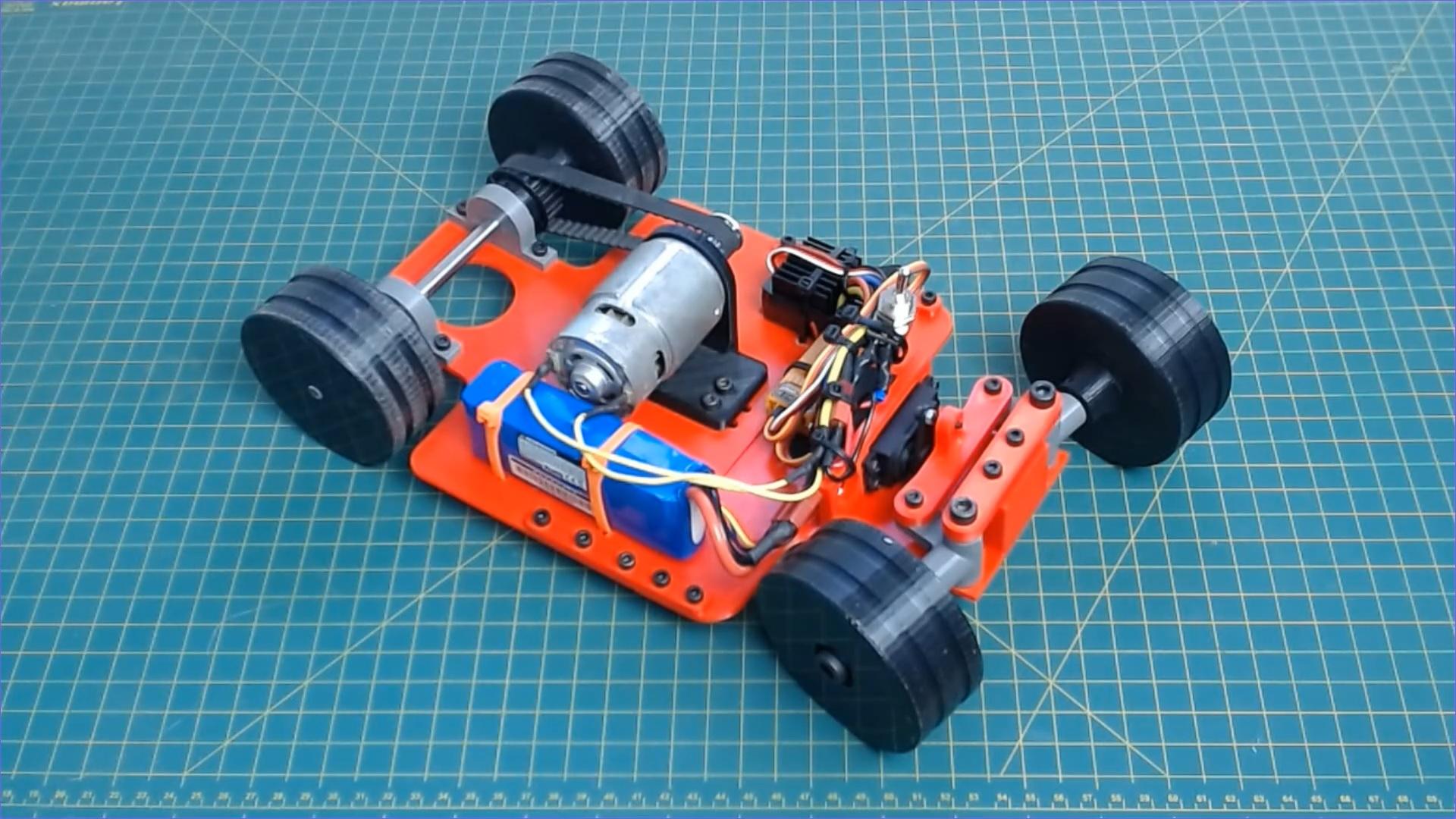 Simple RC Drift car 3d model