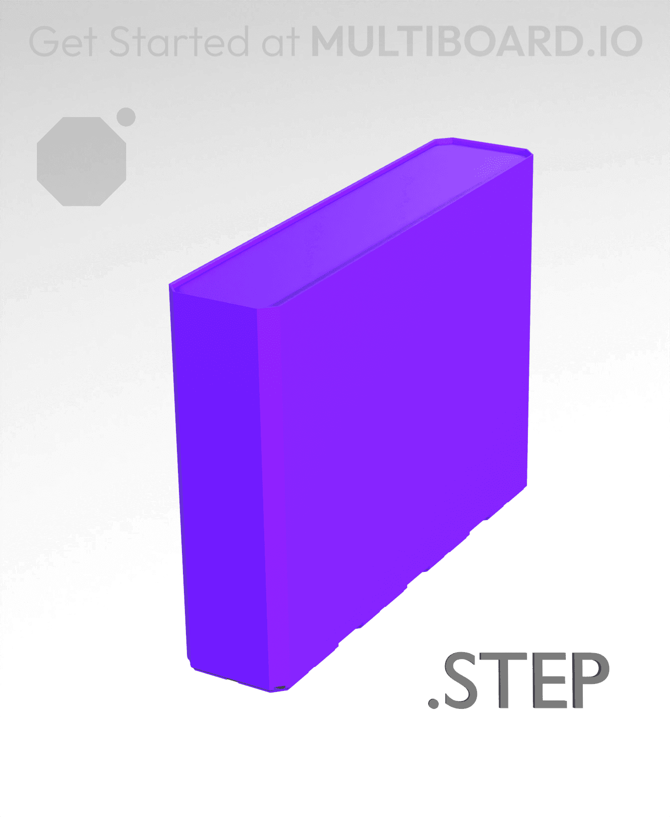 1x4x3 - Multibin Insert - STEP Remixing File 3d model