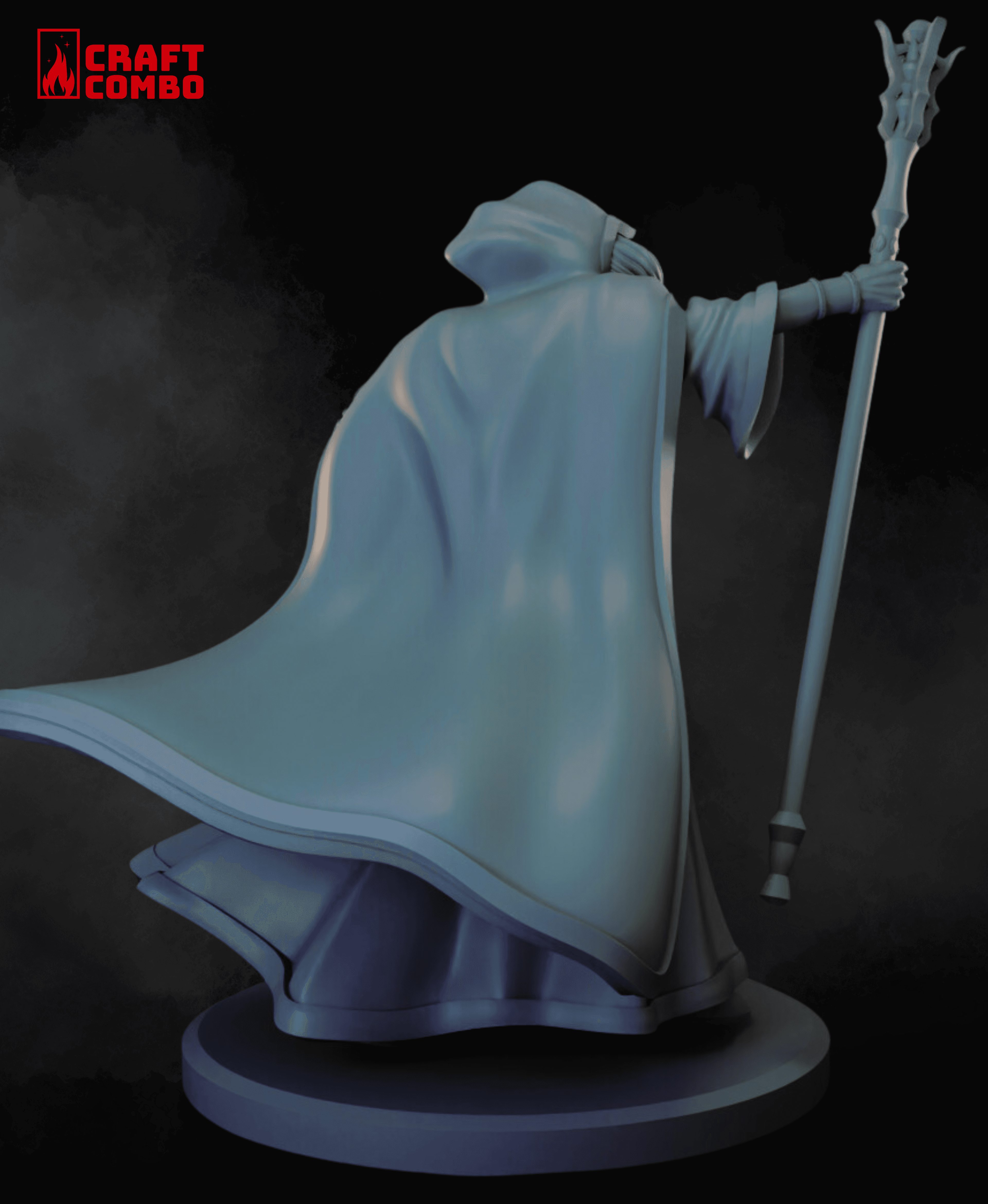 Mage - Wizard - Aurelius Keymind - D&D Mini 3d model