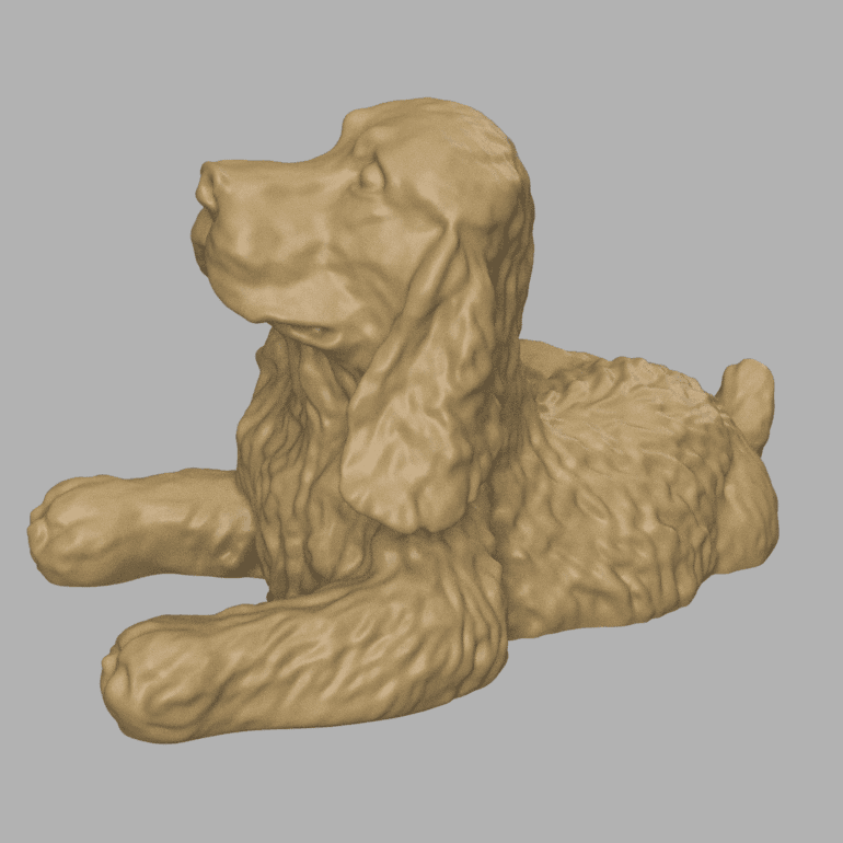 Cocker english spaniel 3d model