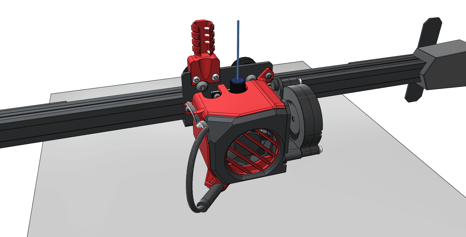 Blower fan replacement for the CR-10 Smart V2.stp 3d model