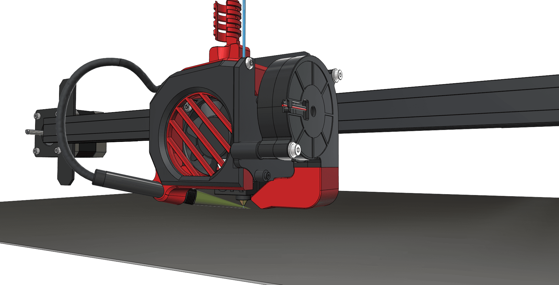 Blower fan replacement for the CR-10 Smart V2.stp 3d model