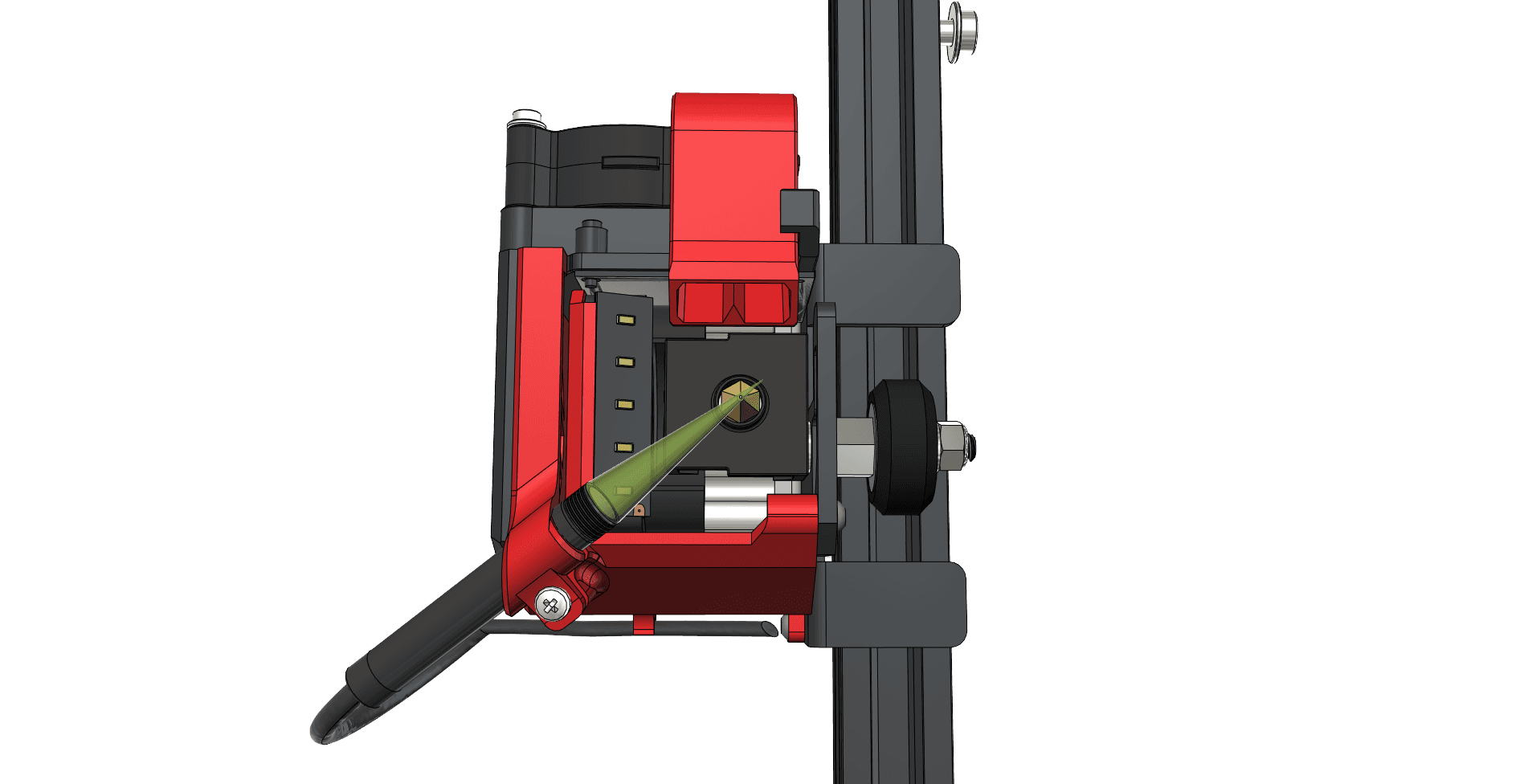 Blower fan replacement for the CR-10 Smart V2.stp 3d model