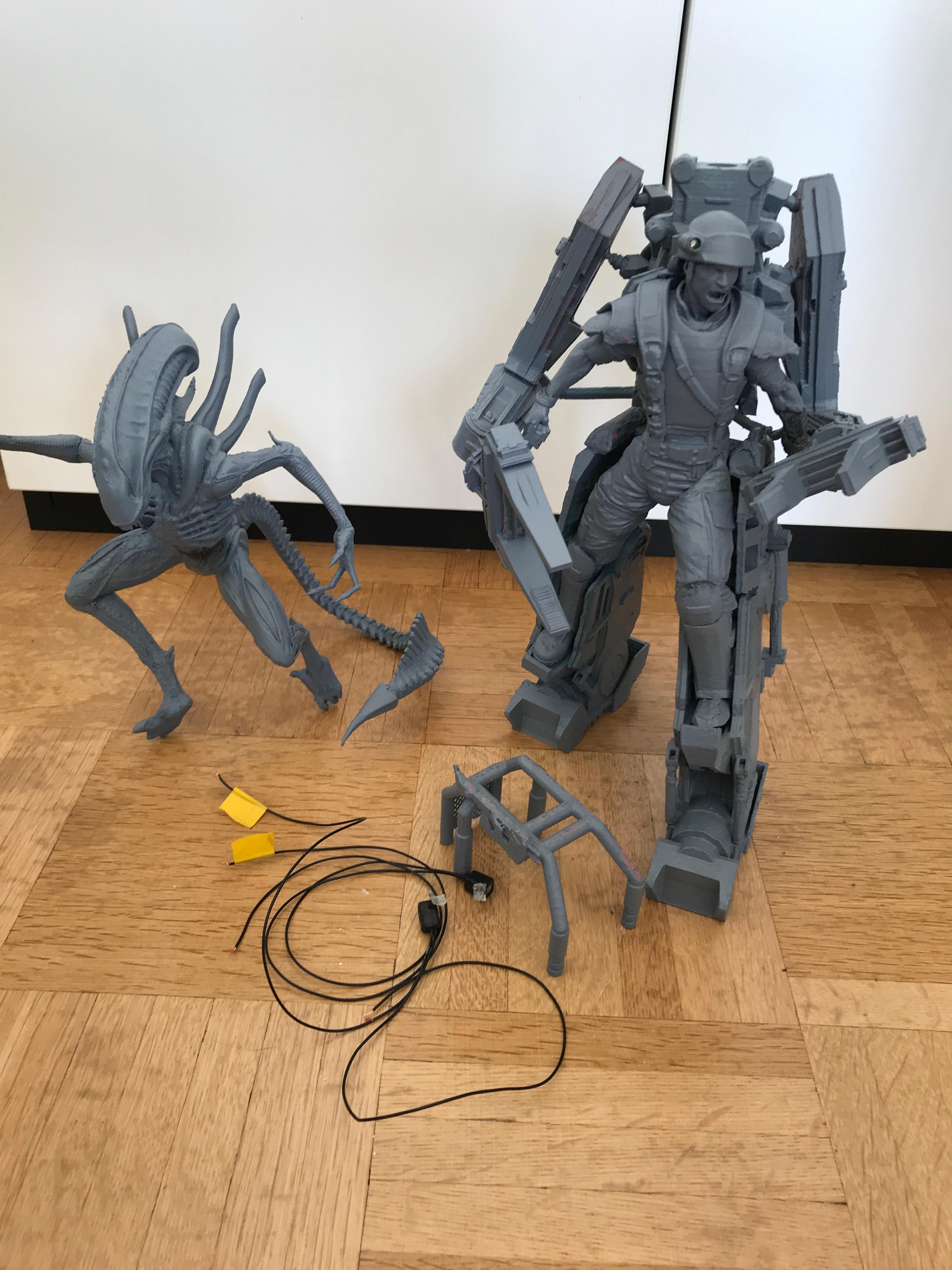 Alien vs Powerloader 3d model