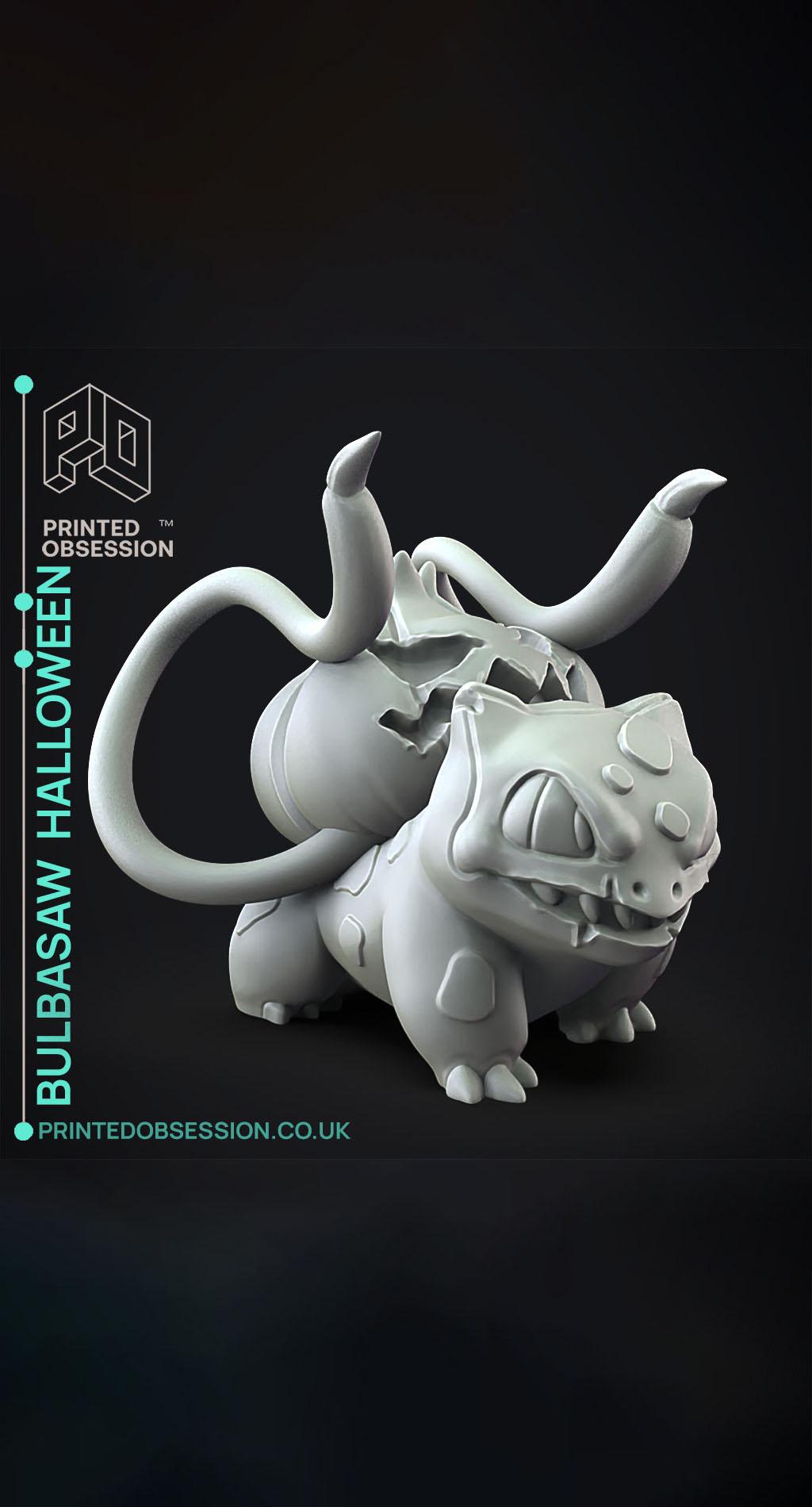 Bulbasaw - halloween - Pokemon - Fan art 3d model