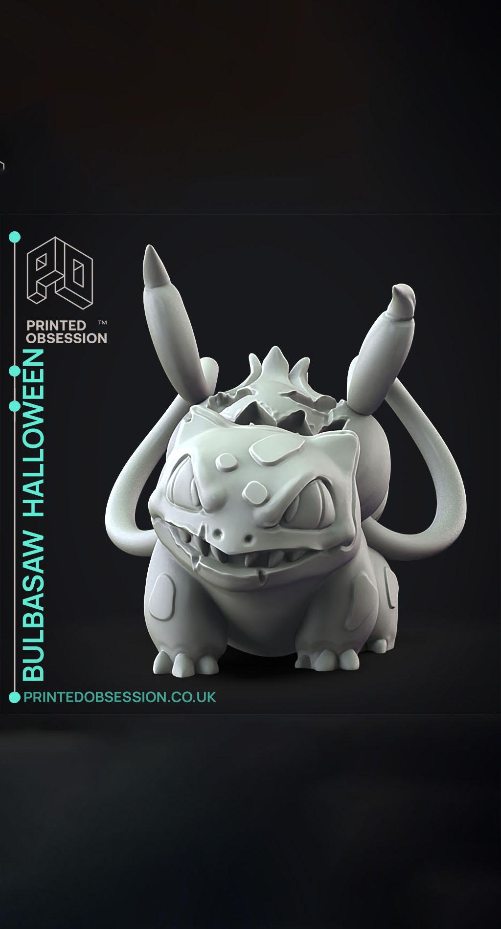 Bulbasaw - halloween - Pokemon - Fan art 3d model