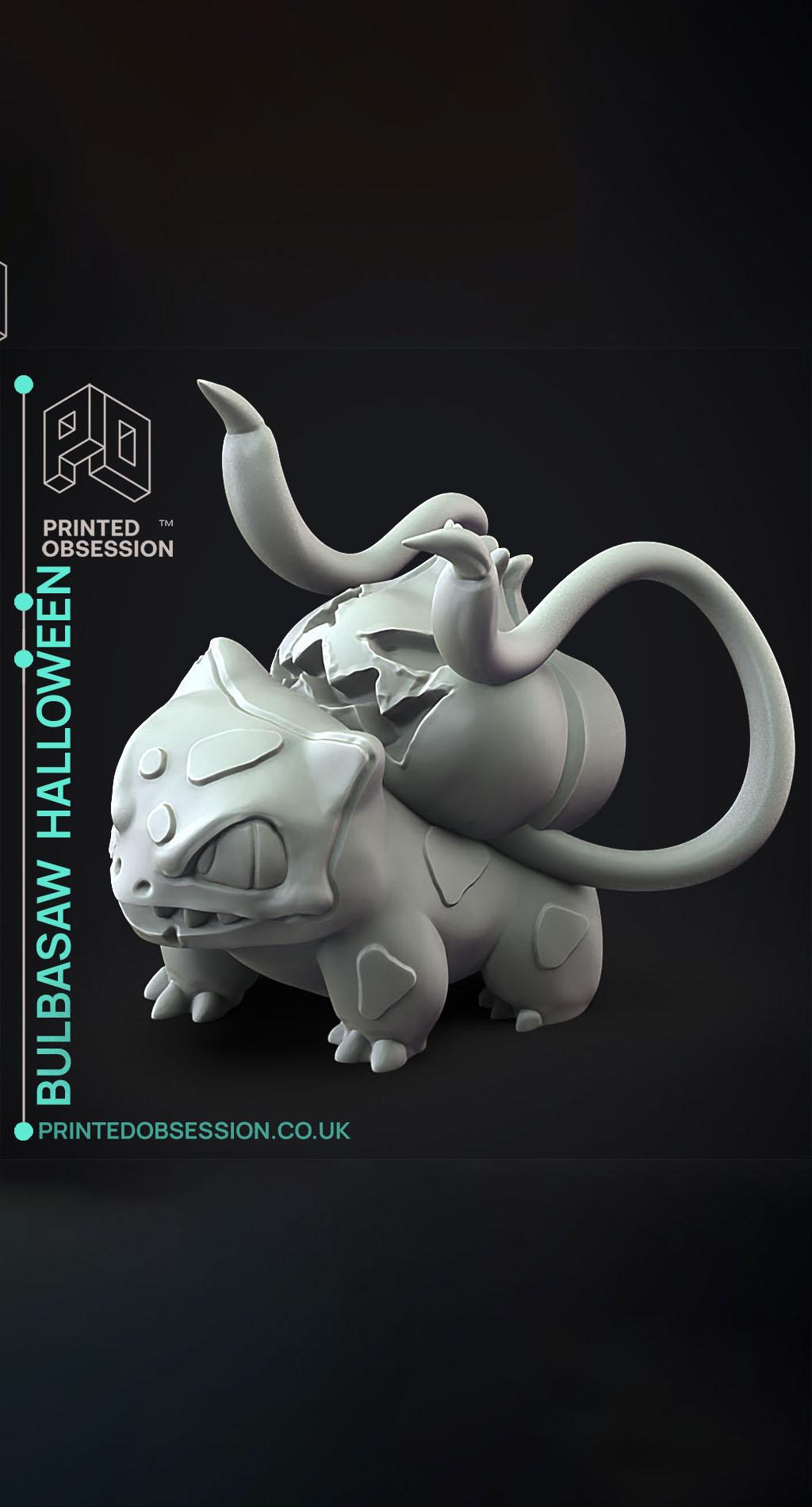 Bulbasaw - halloween - Pokemon - Fan art 3d model