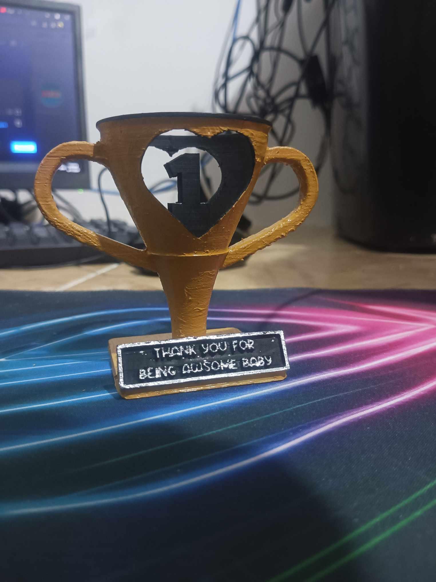 Best Wife Trophy 3d model