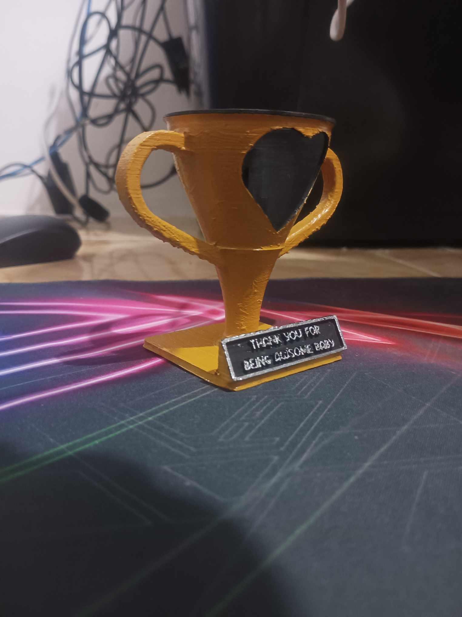 Best Wife Trophy 3d model